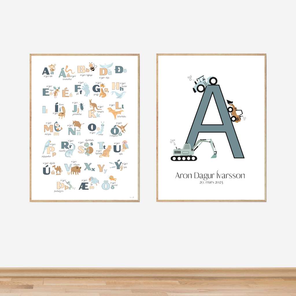 Animal Alphabet Blue