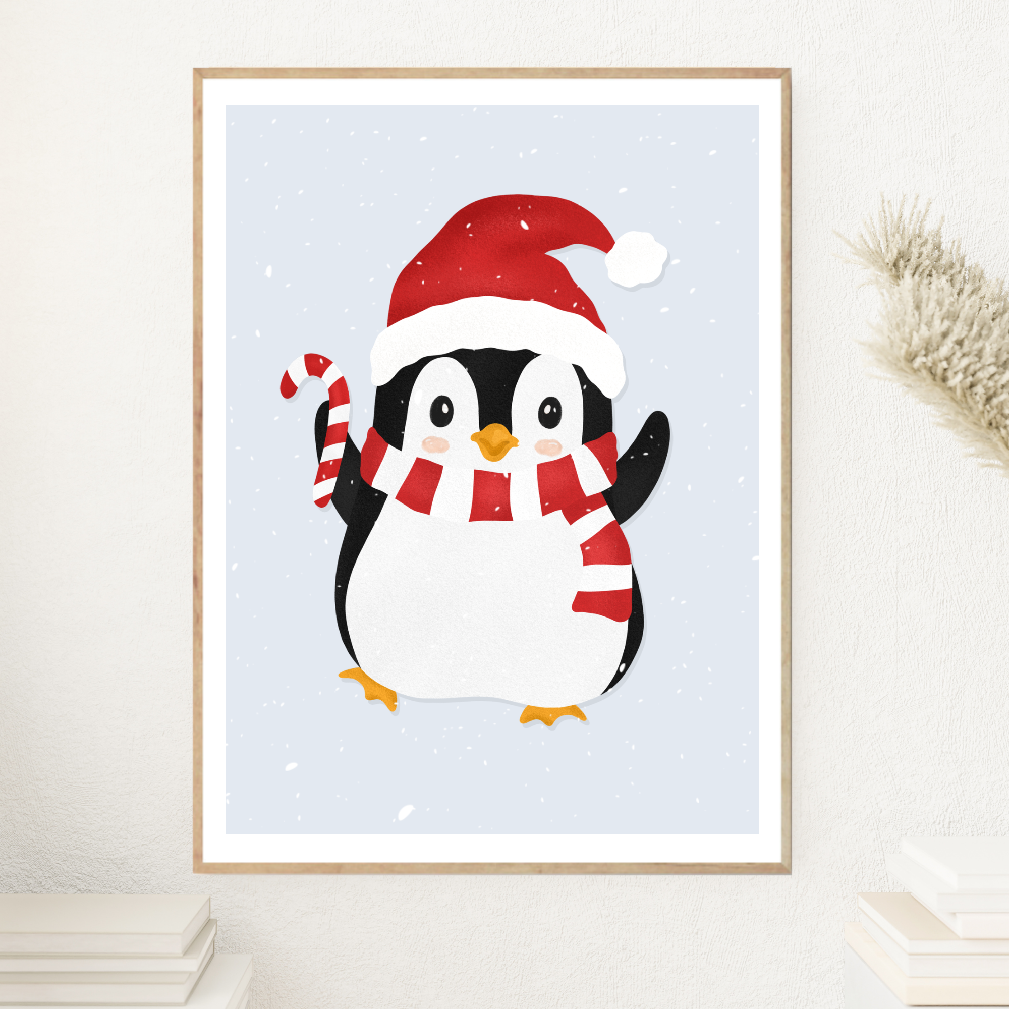 Christmas Penguin Poster