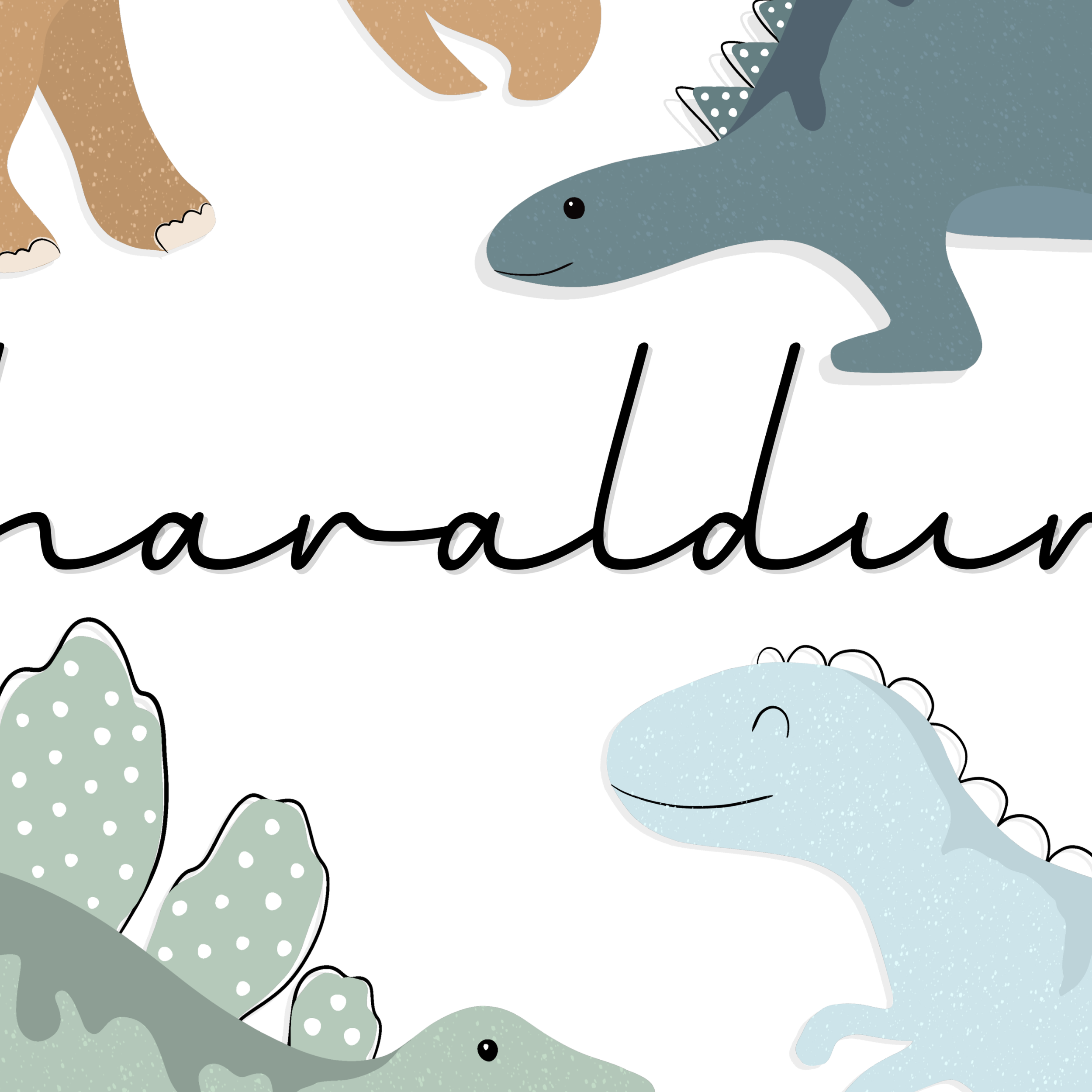 Dinosaur Babies Name | Warm