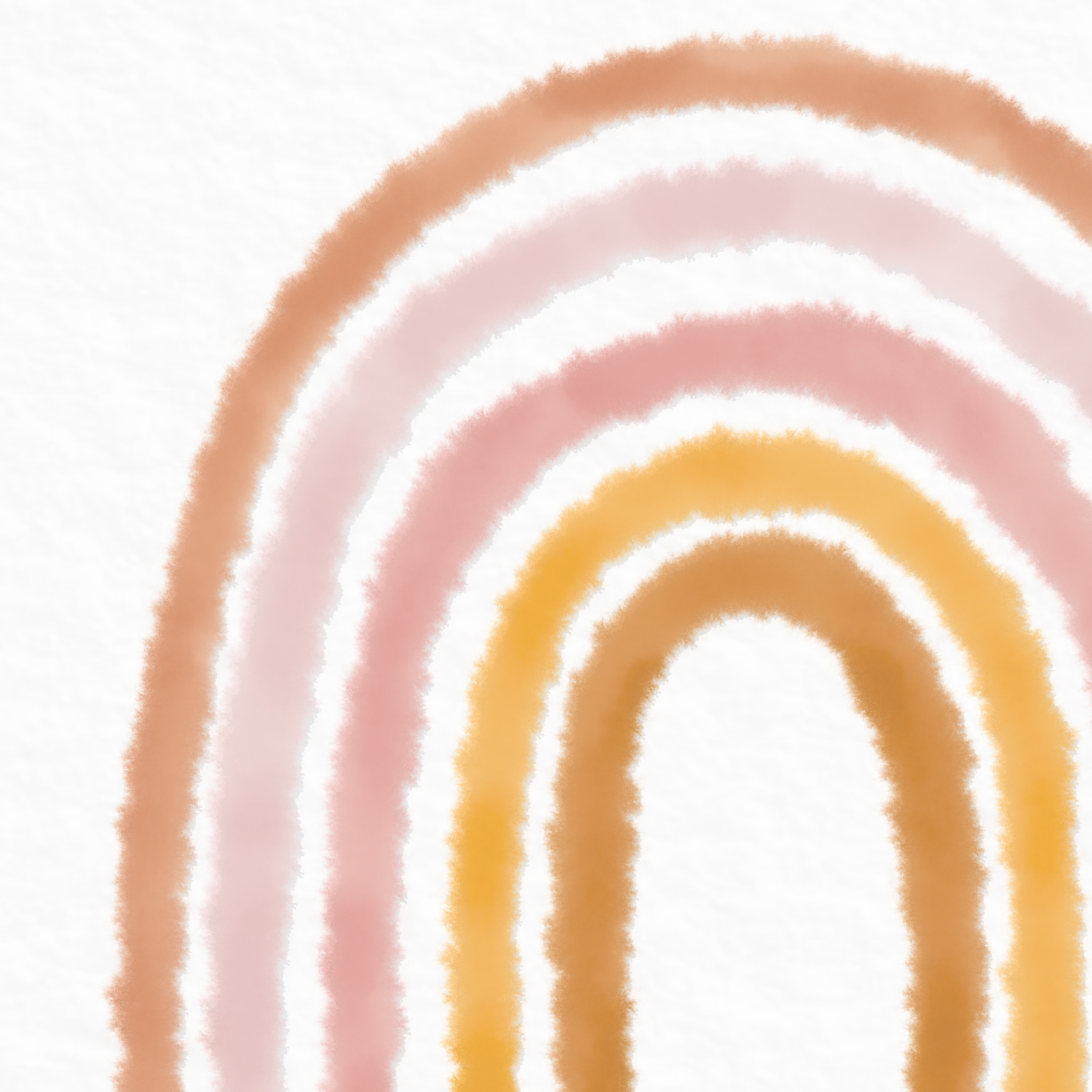 Rainbow Greeting Card | Pink