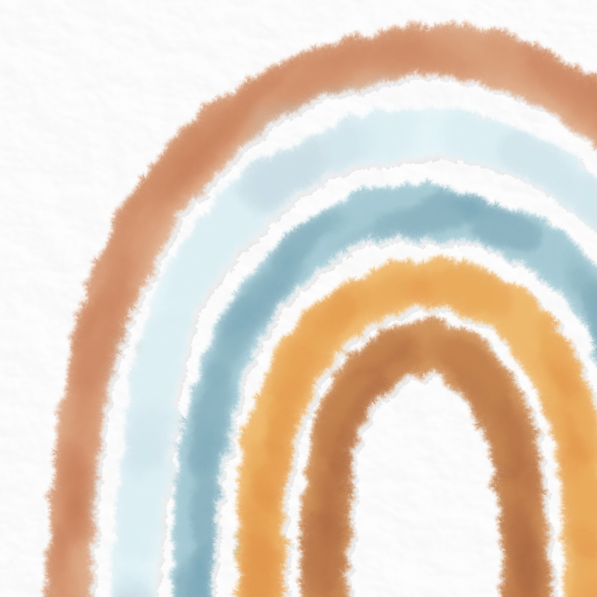 Rainbow Greeting Card | Blue