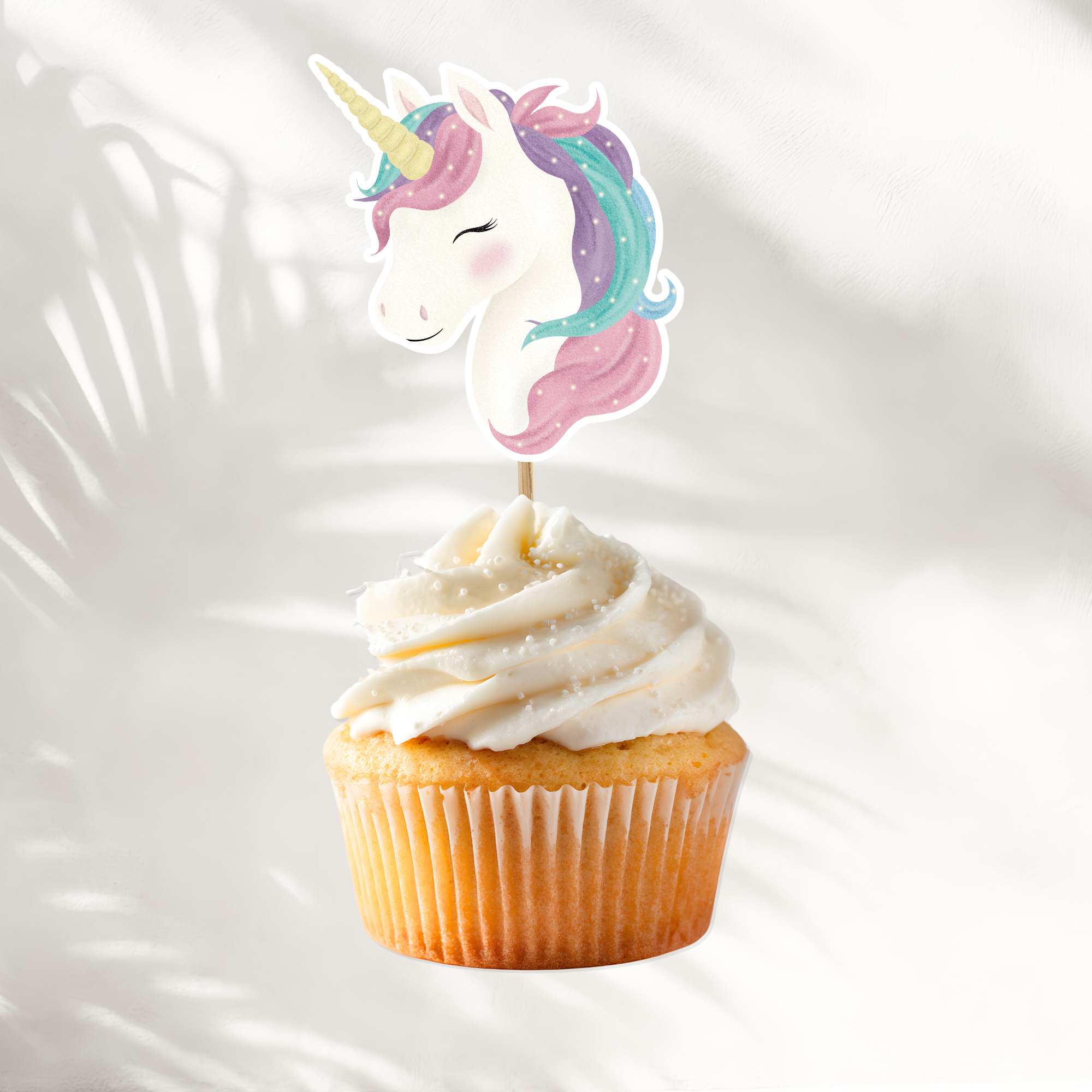 Unicorn Cupcake Toppers