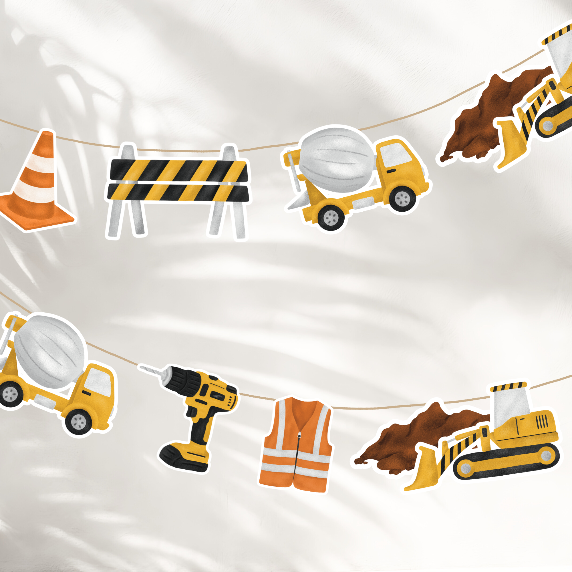 Construction Garland