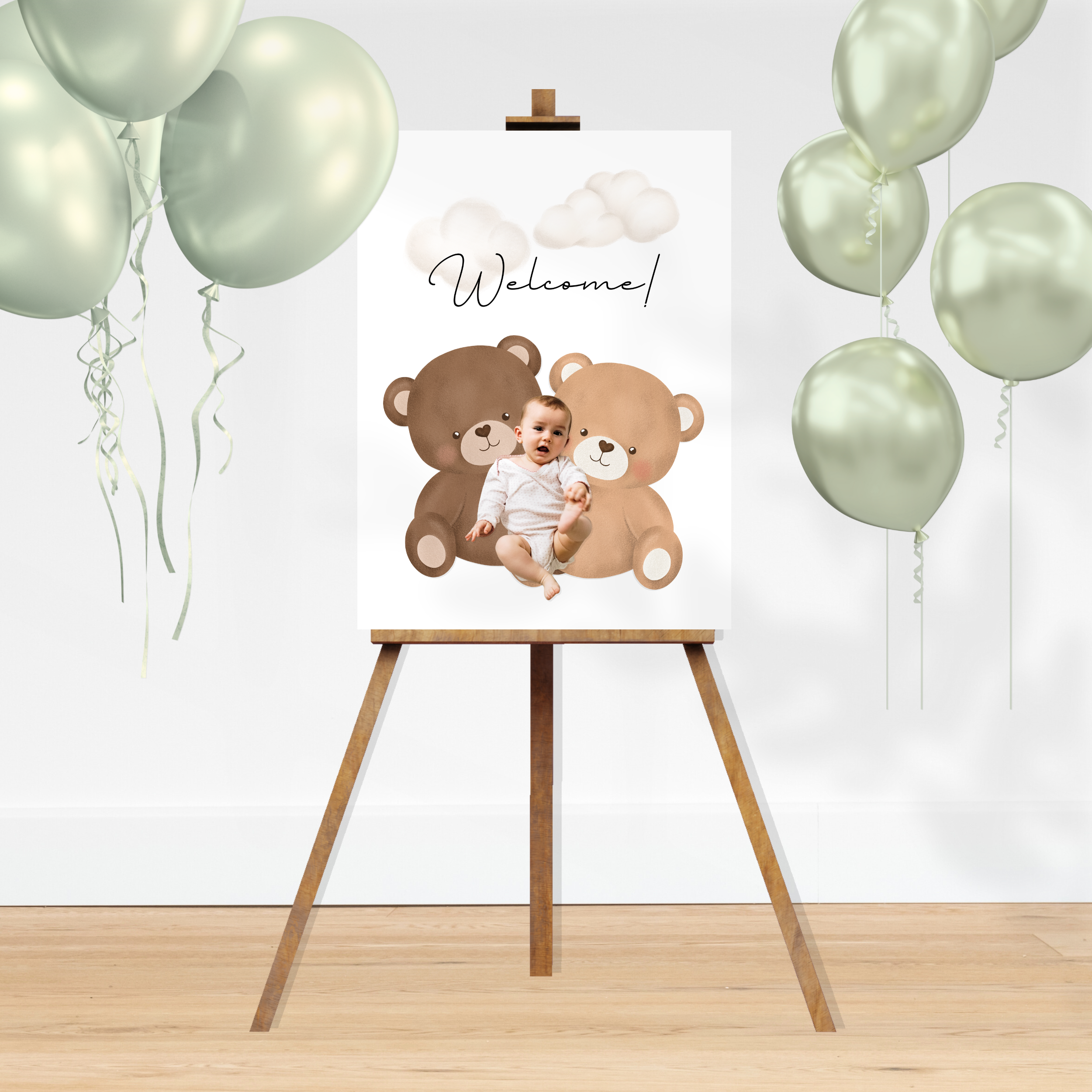 Bangsa Velkomin í Veisluna Spjald með mynd