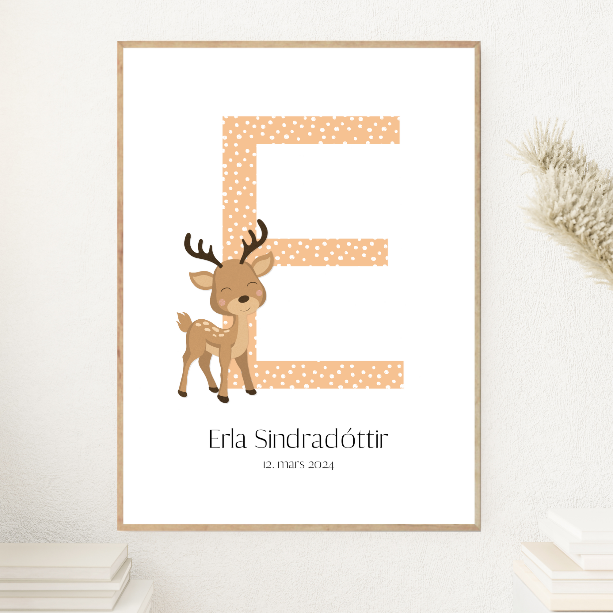 Bambi Letter & Birth | Orange