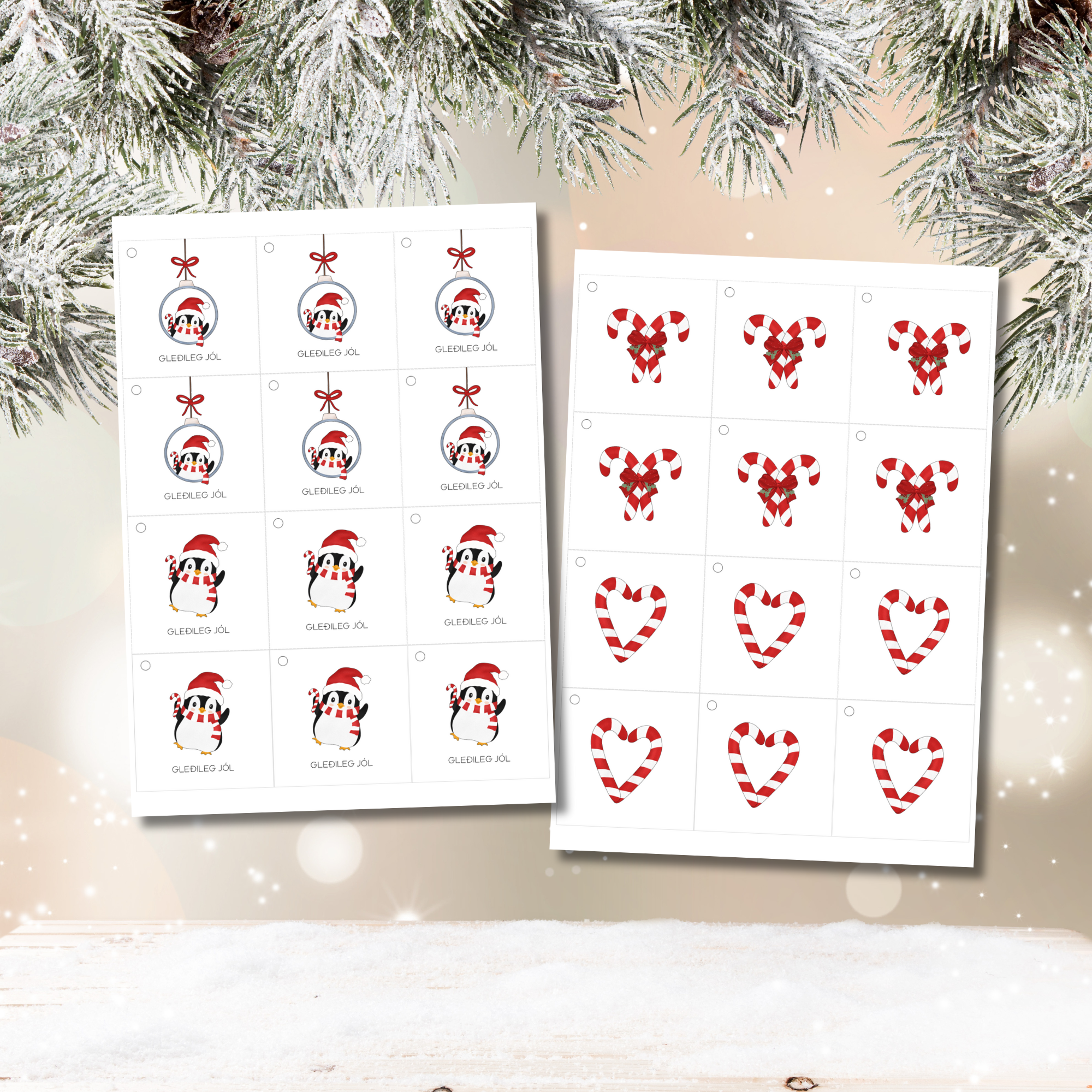 Christmas Tags 120 Pieces