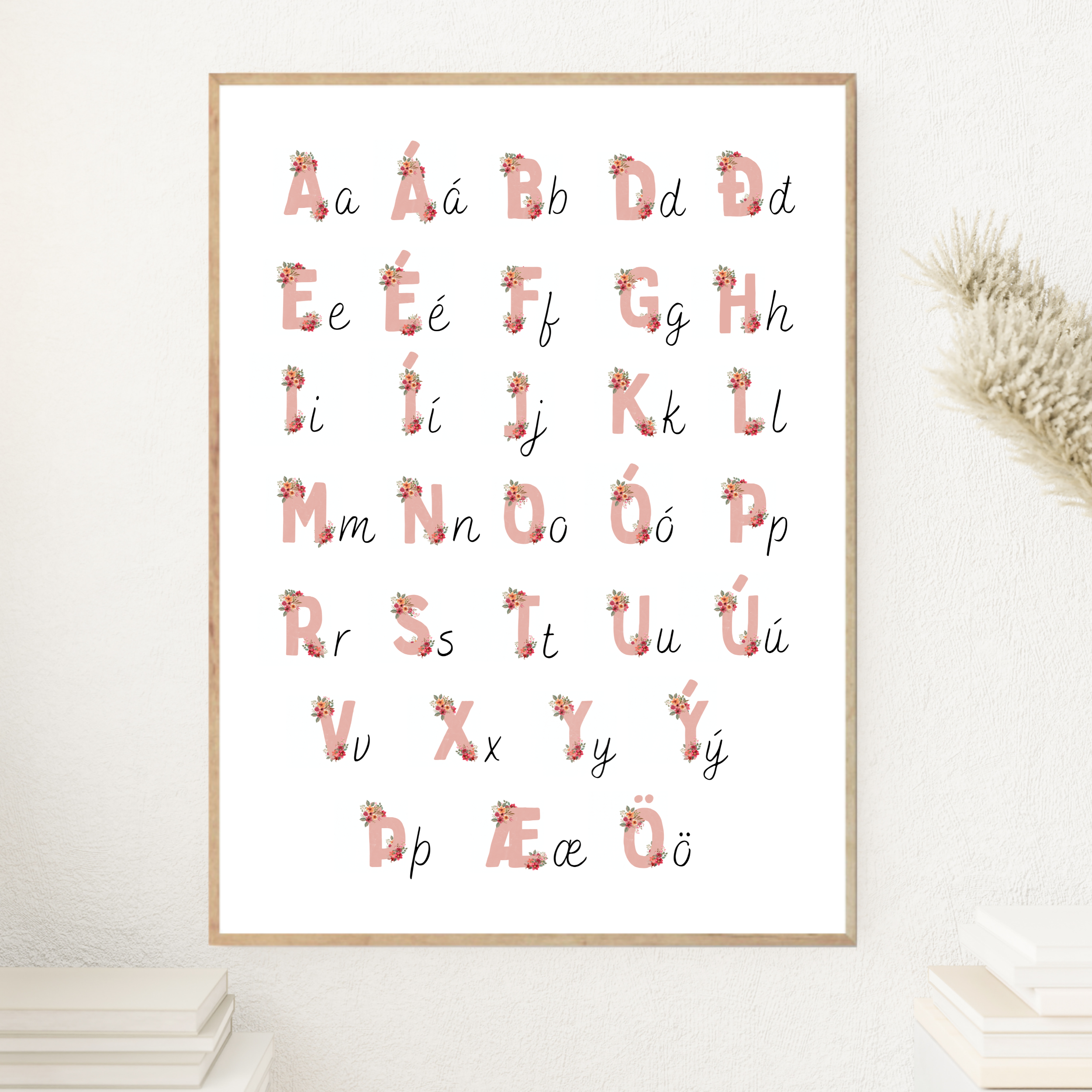 Flower Alphabet Lowercase Letters