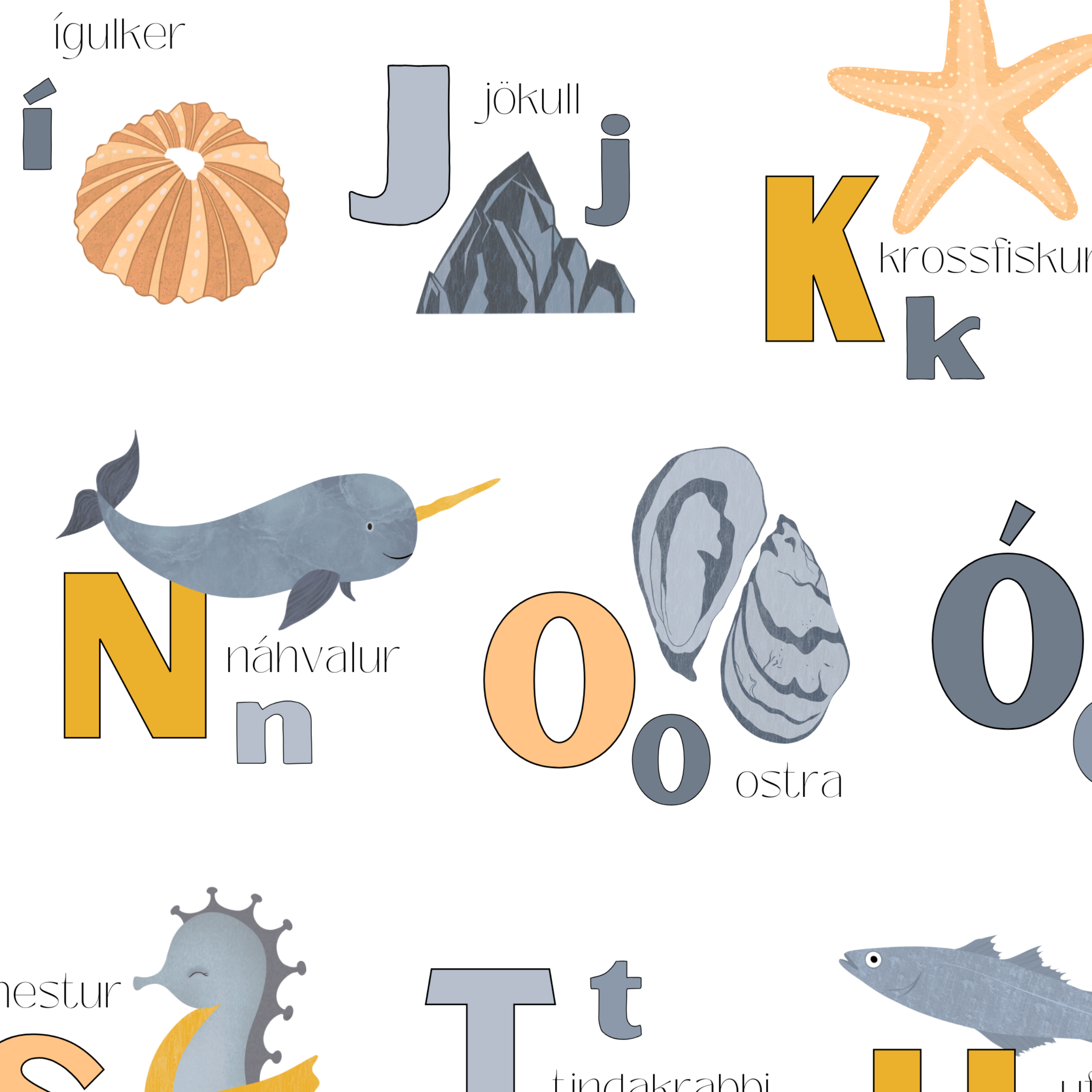 Ocean Animals Alphabet