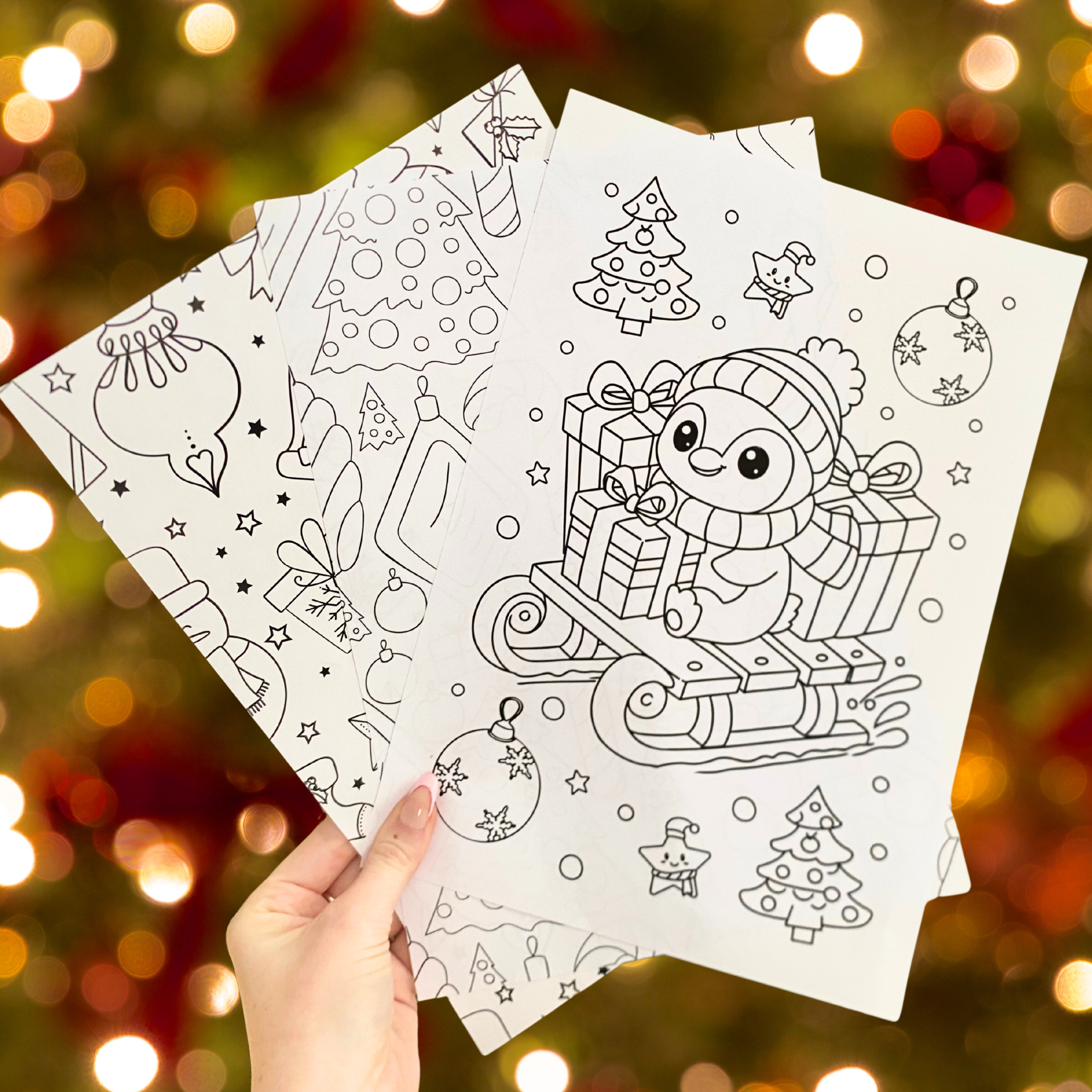 Christmas Coloring Book | 40 Pages