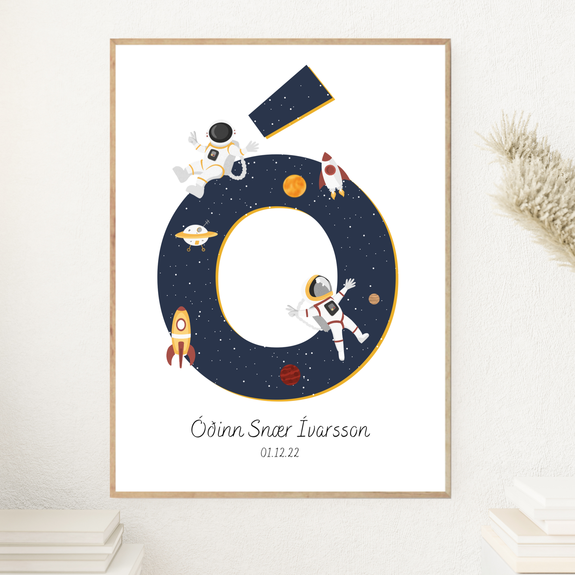 Space Letter & Birth Details