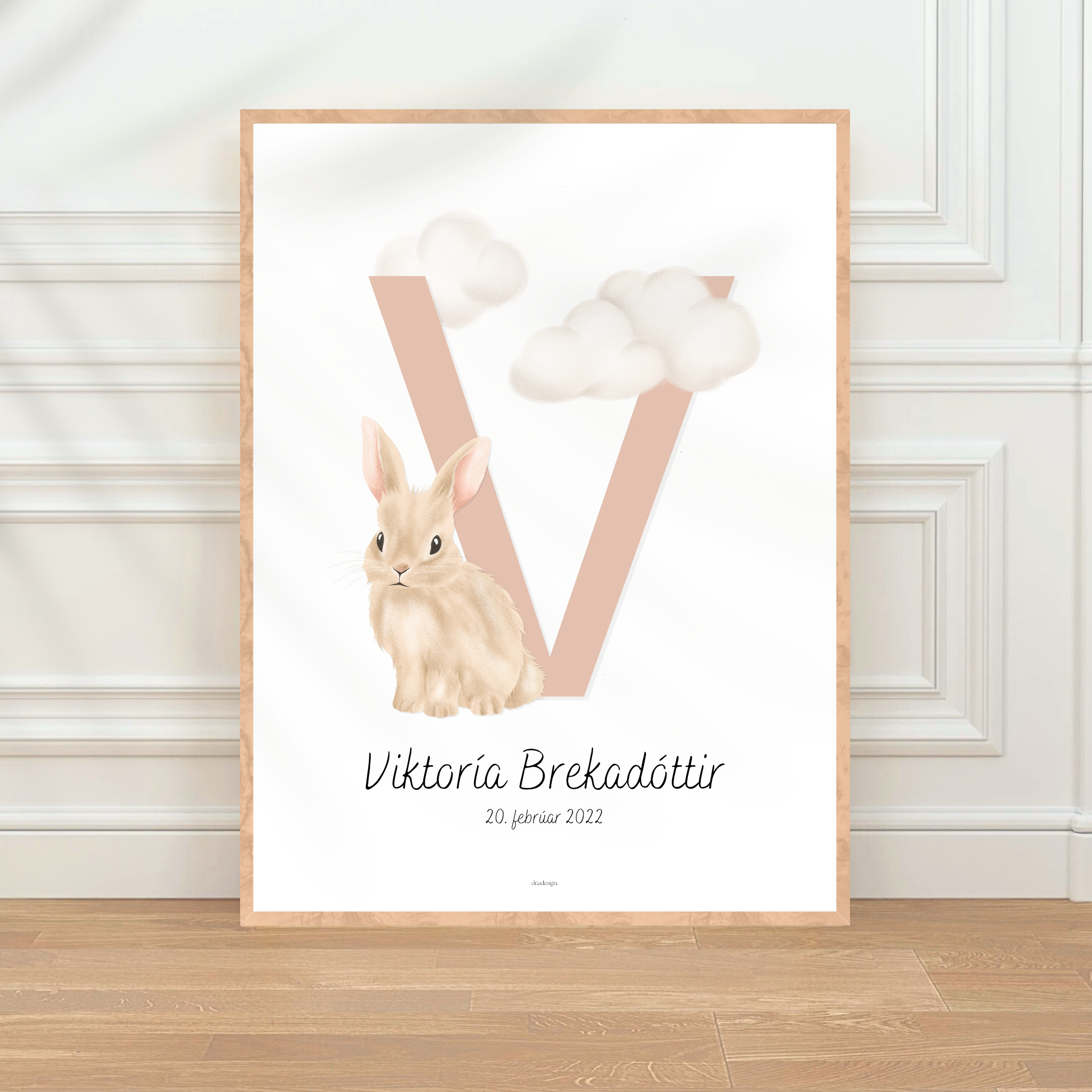 Kanínu Stafur & Fæðingardagur