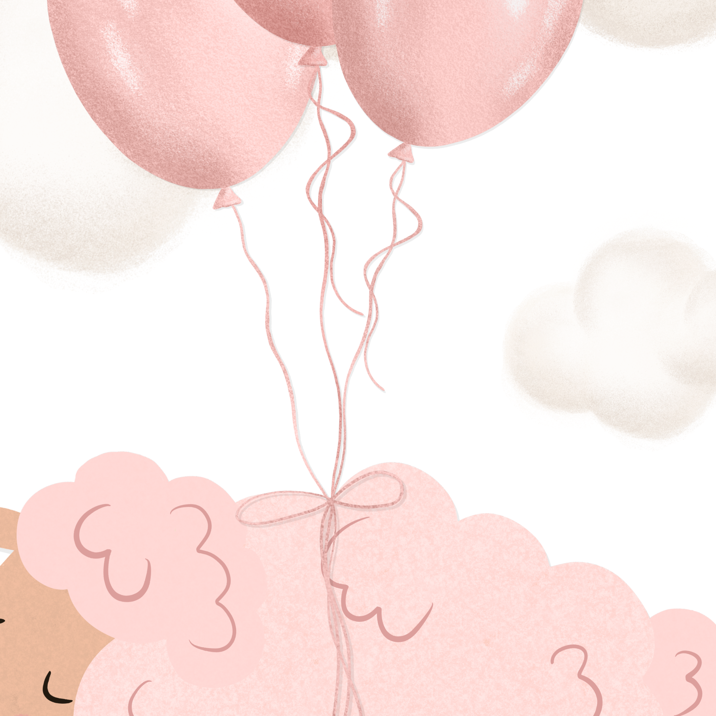 Ovejas Voladoras | Globos Rosas