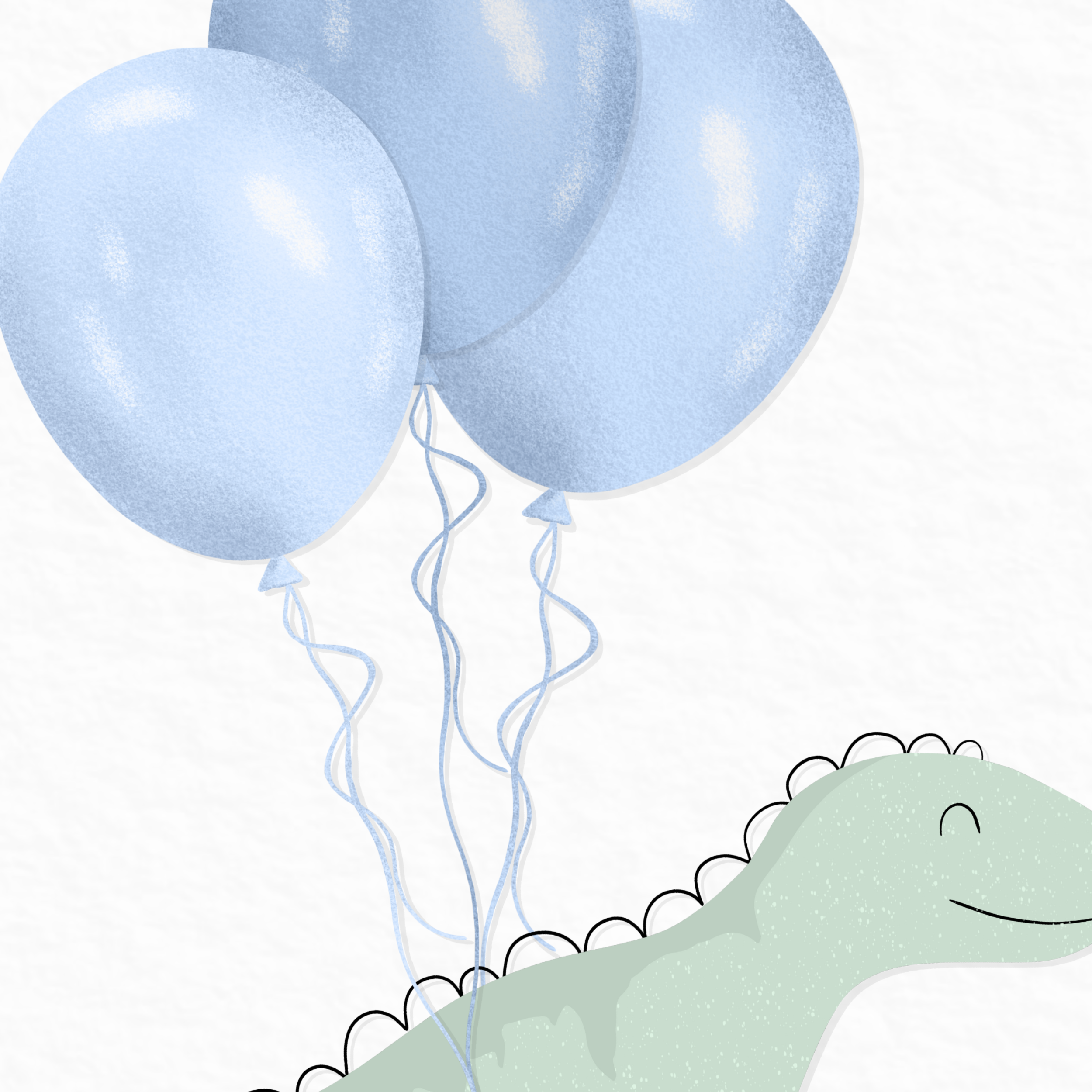 Risaeðla Fljúgandi | Bláar Blöðrur