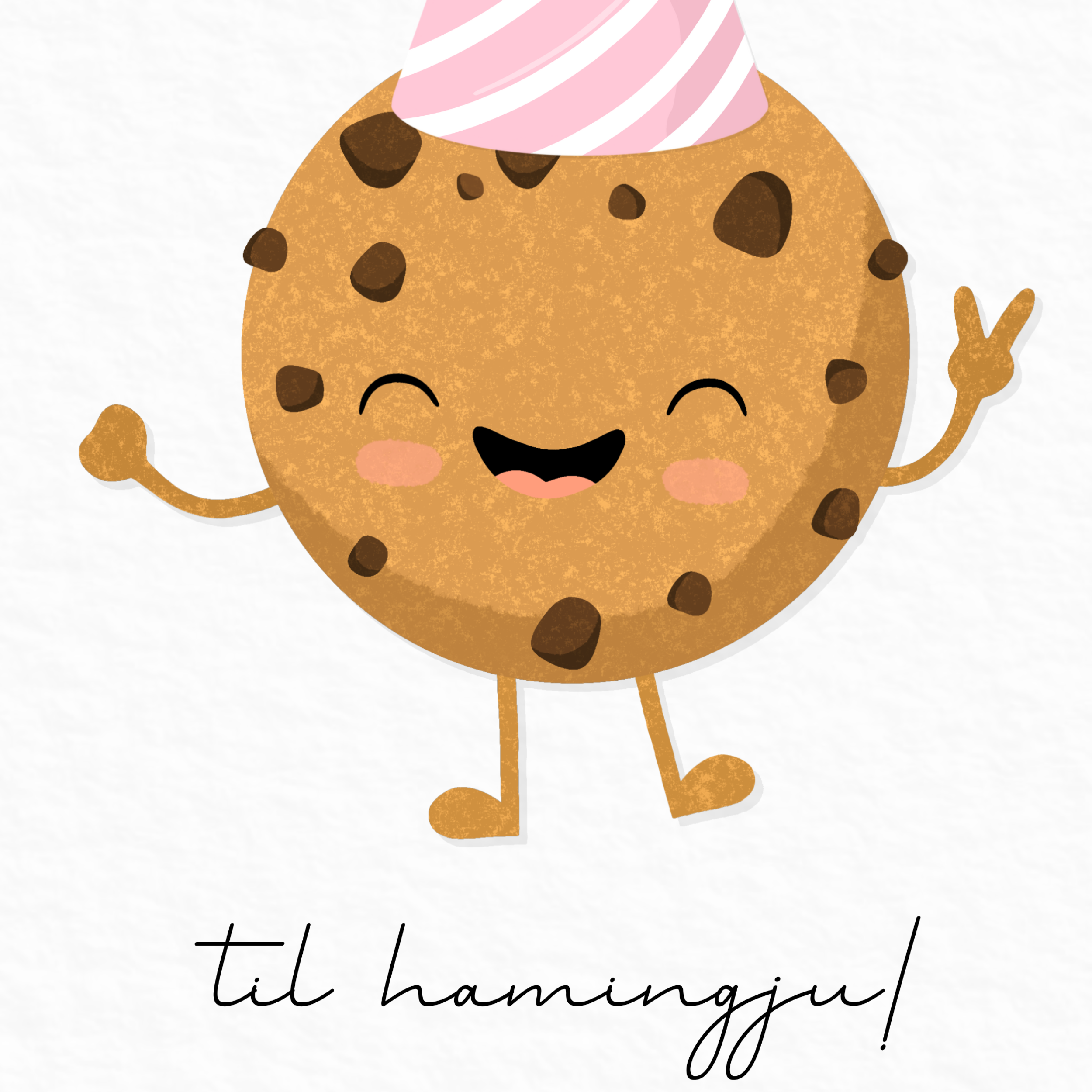 Afmælis Kex | Bleikur Hattur