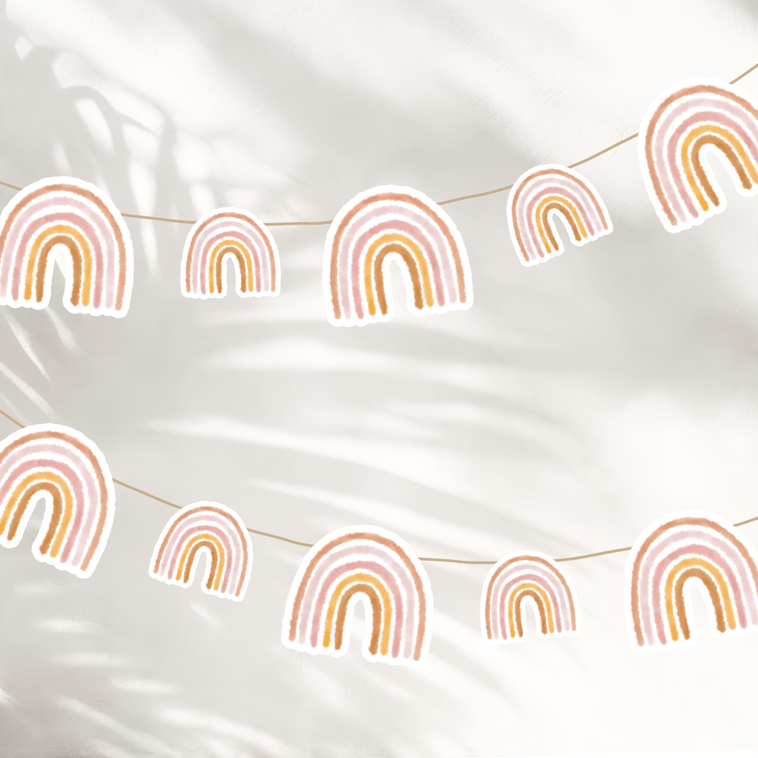 Rainbow Garland Pink