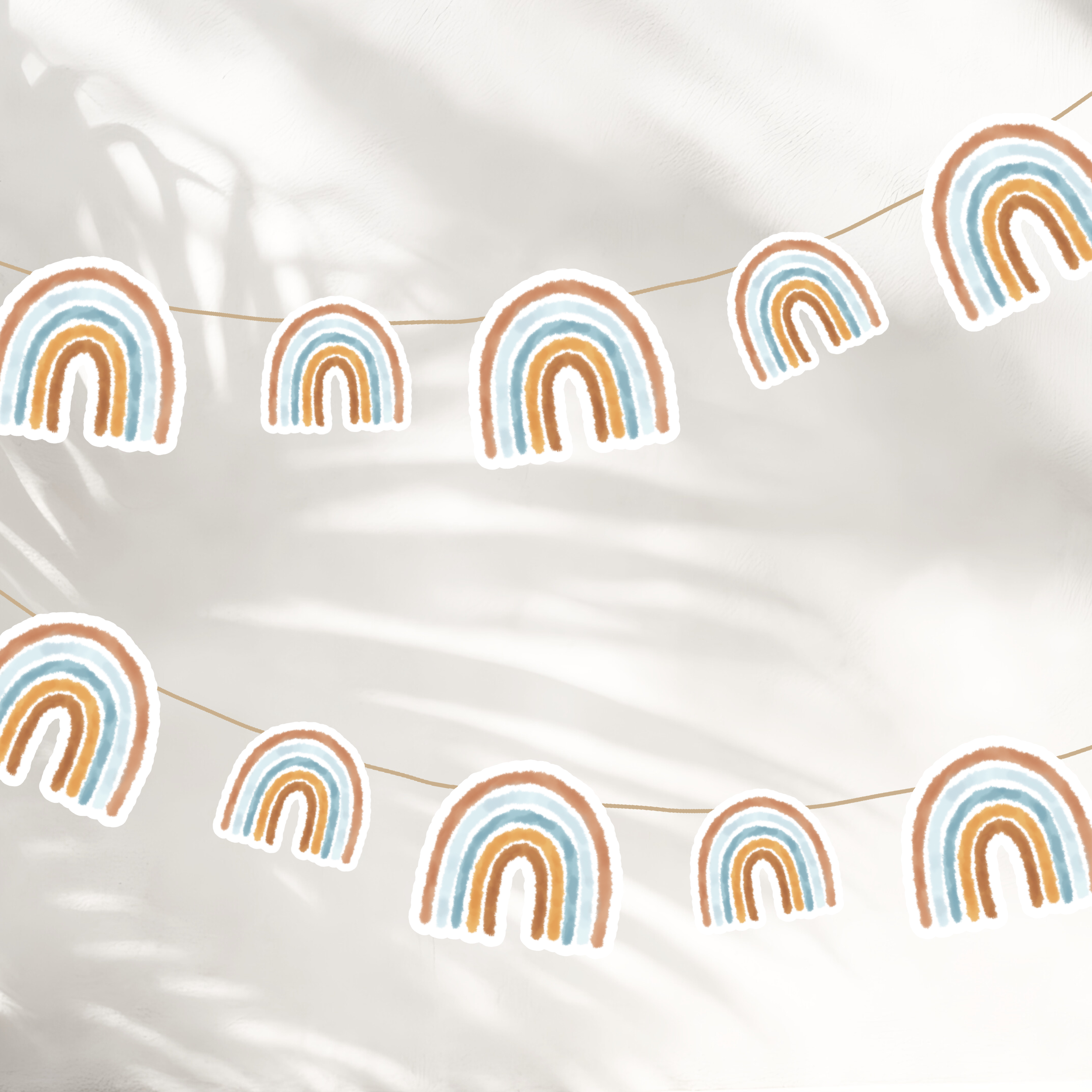 Regnboga Veggskraut | Blátt