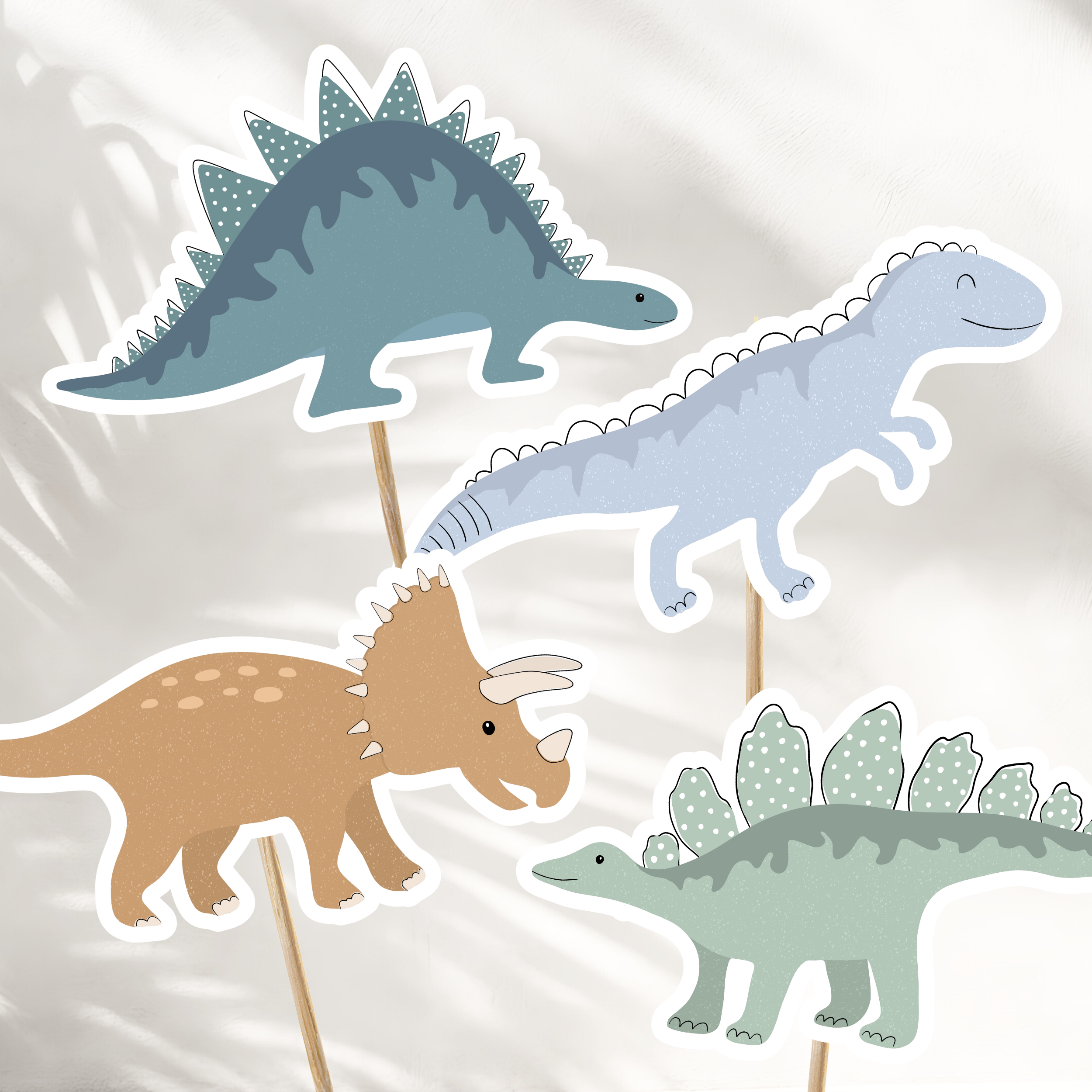 Dinosaurs Cake Toppers
