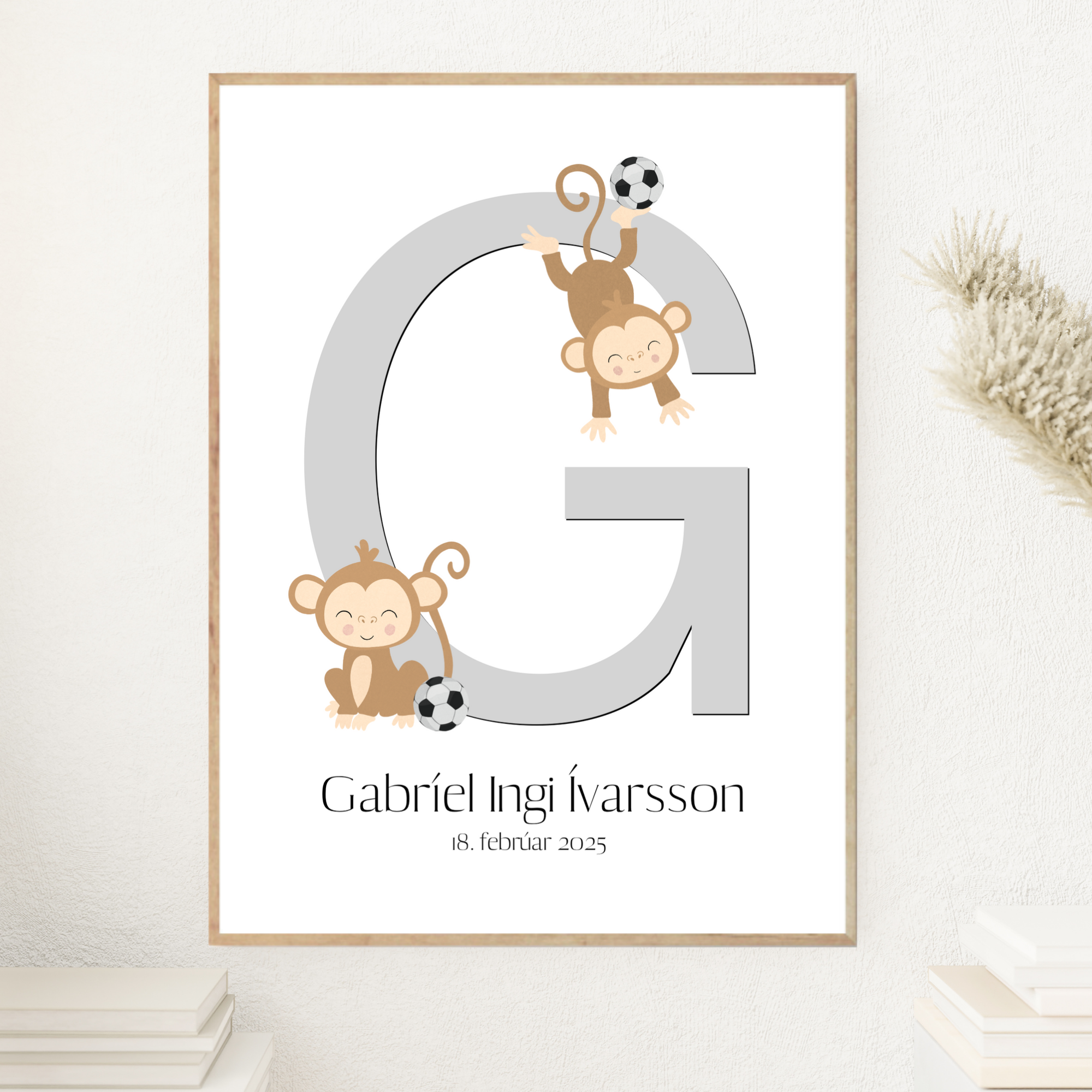 Monkey Football Letter & Birth Details