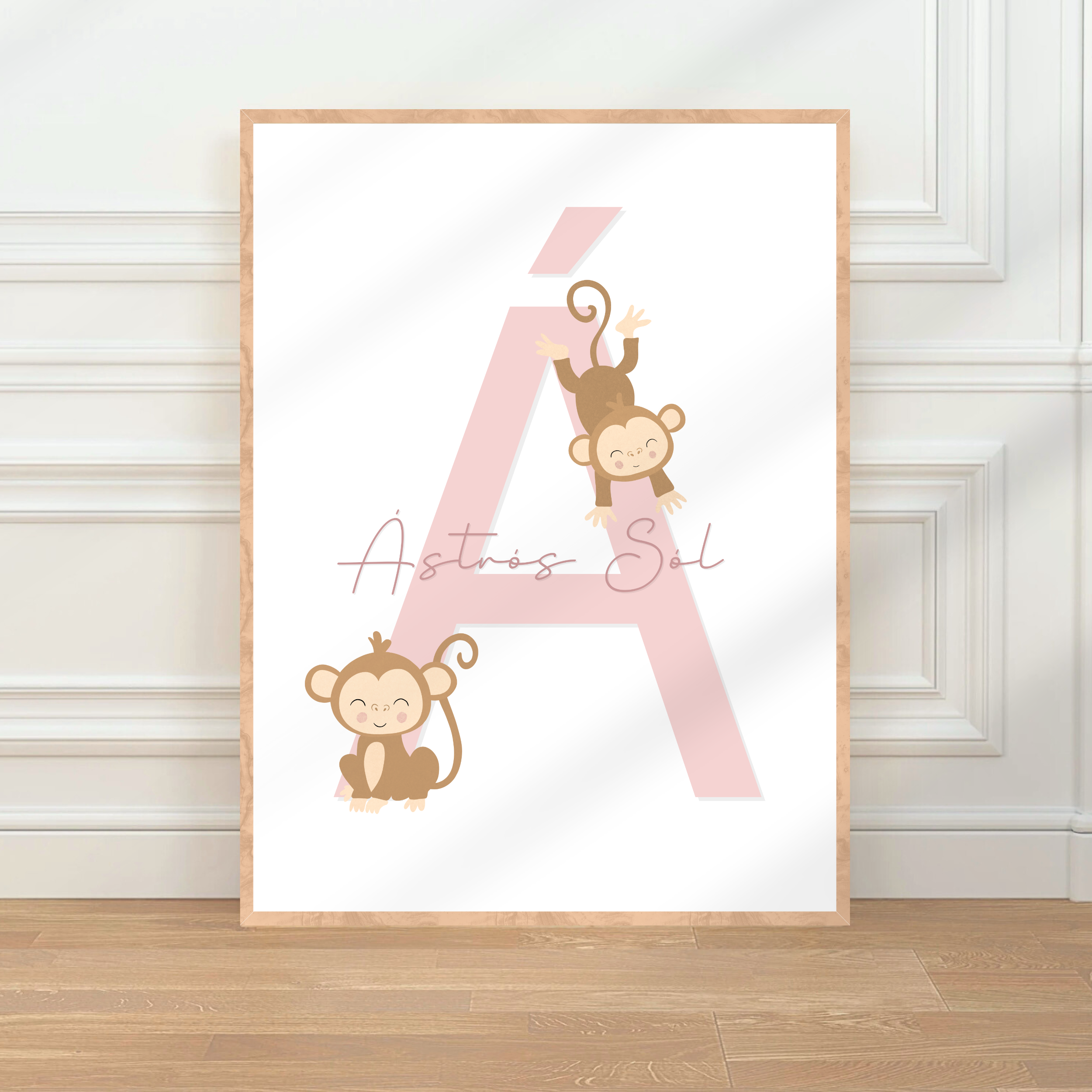 Apa Stafur og Nafn | Bleikur