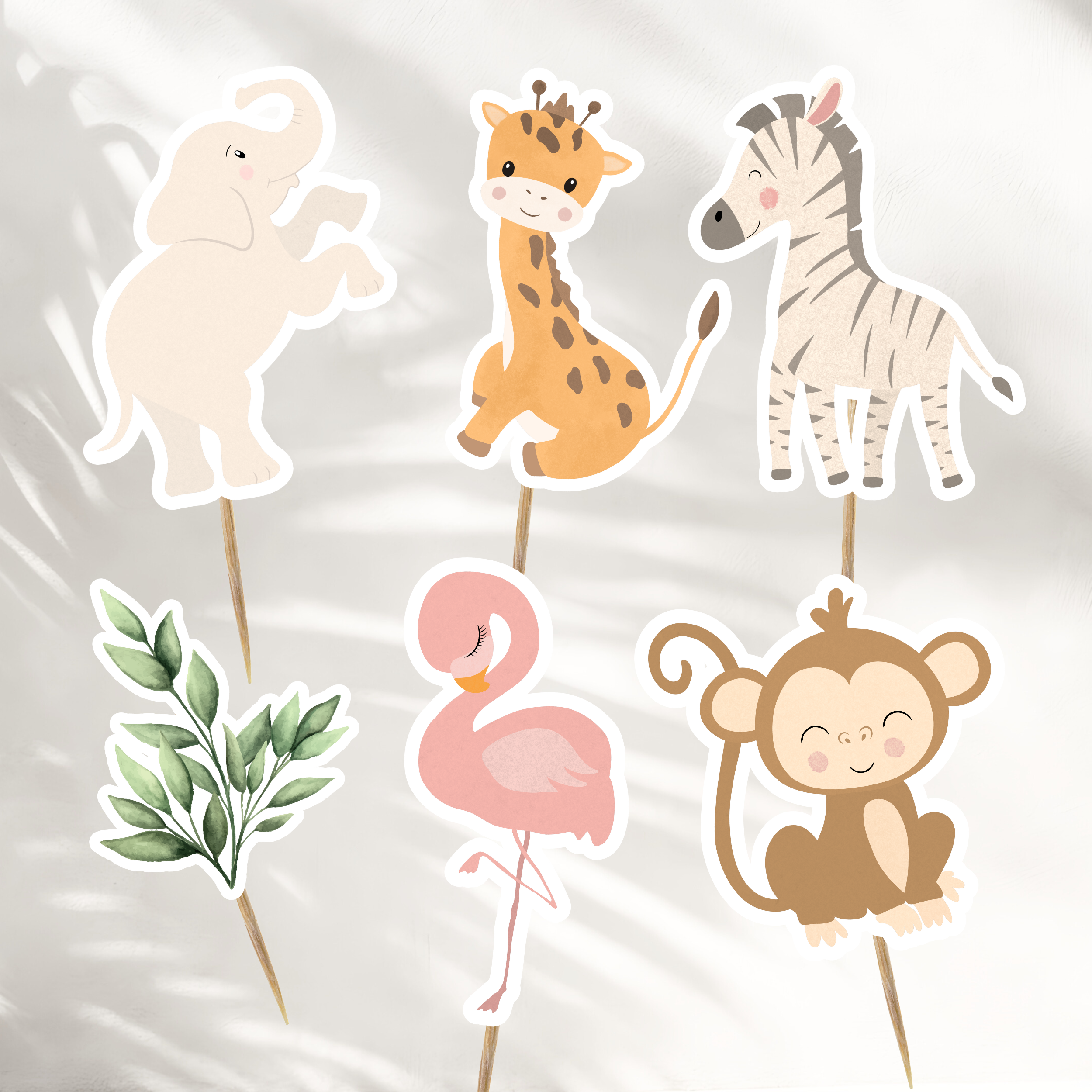 Safari Cake Toppers