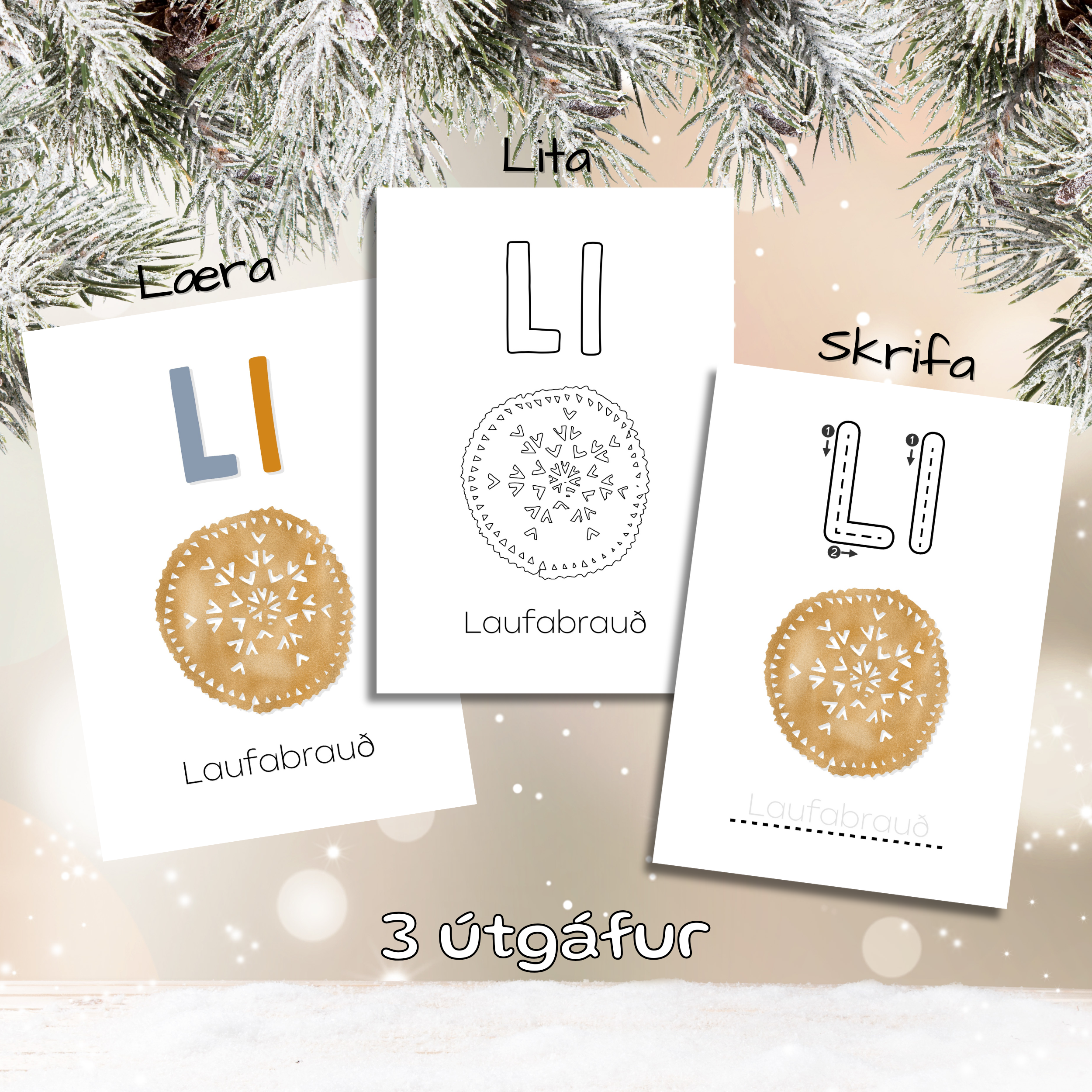 Christmas Alphabet Cards