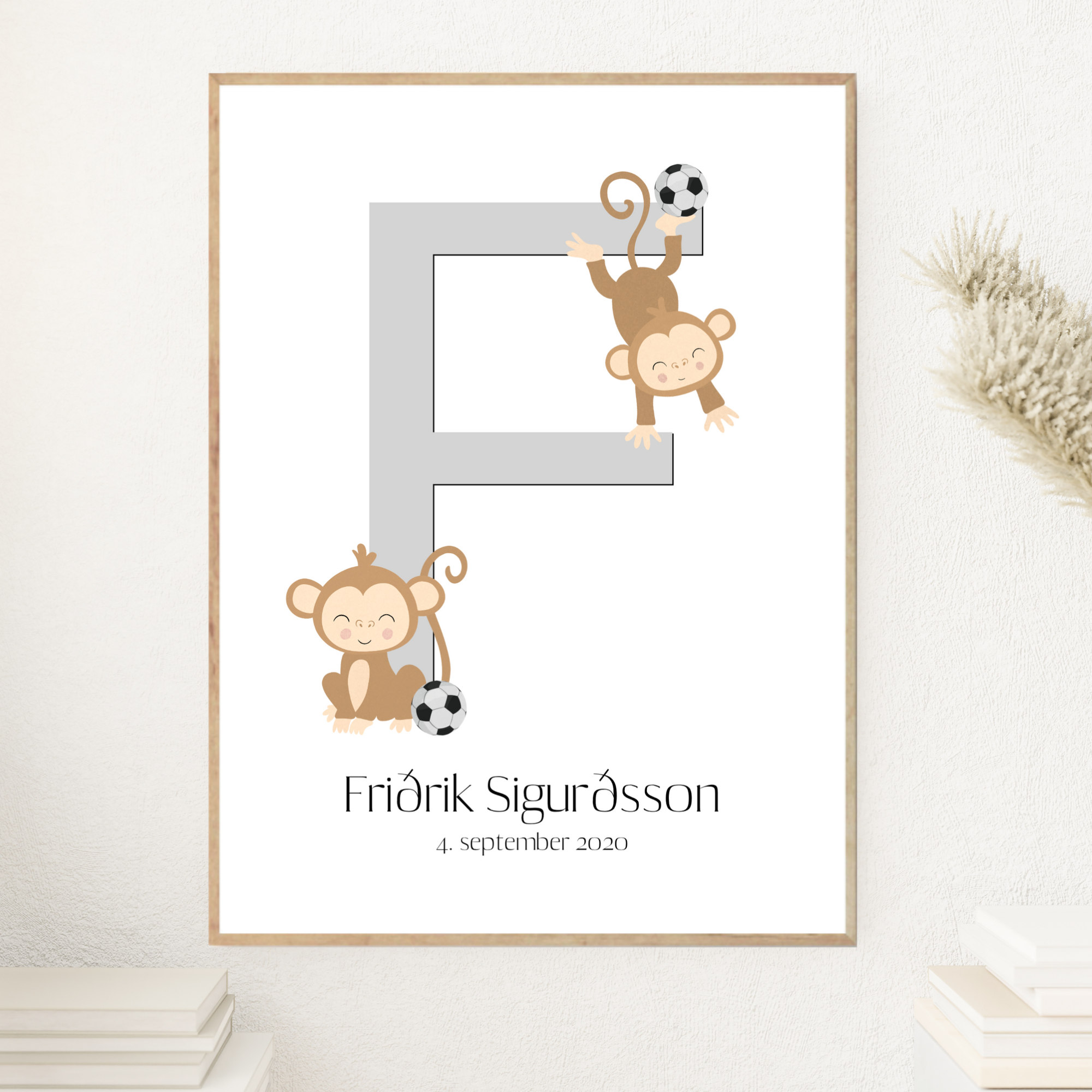 Monkey Football Letter & Birth Details