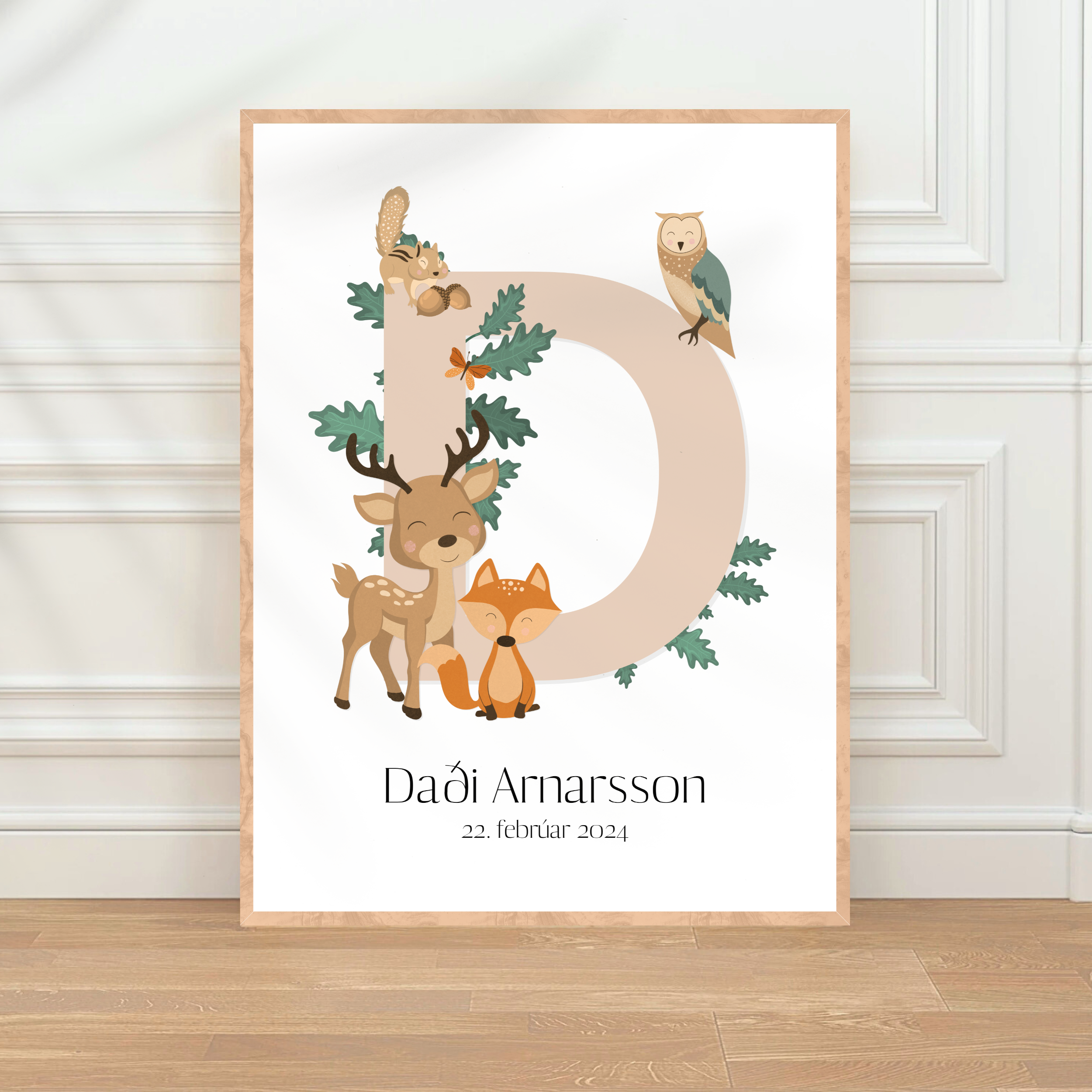 Carta de Woodland y detalles de nacimiento | Luz