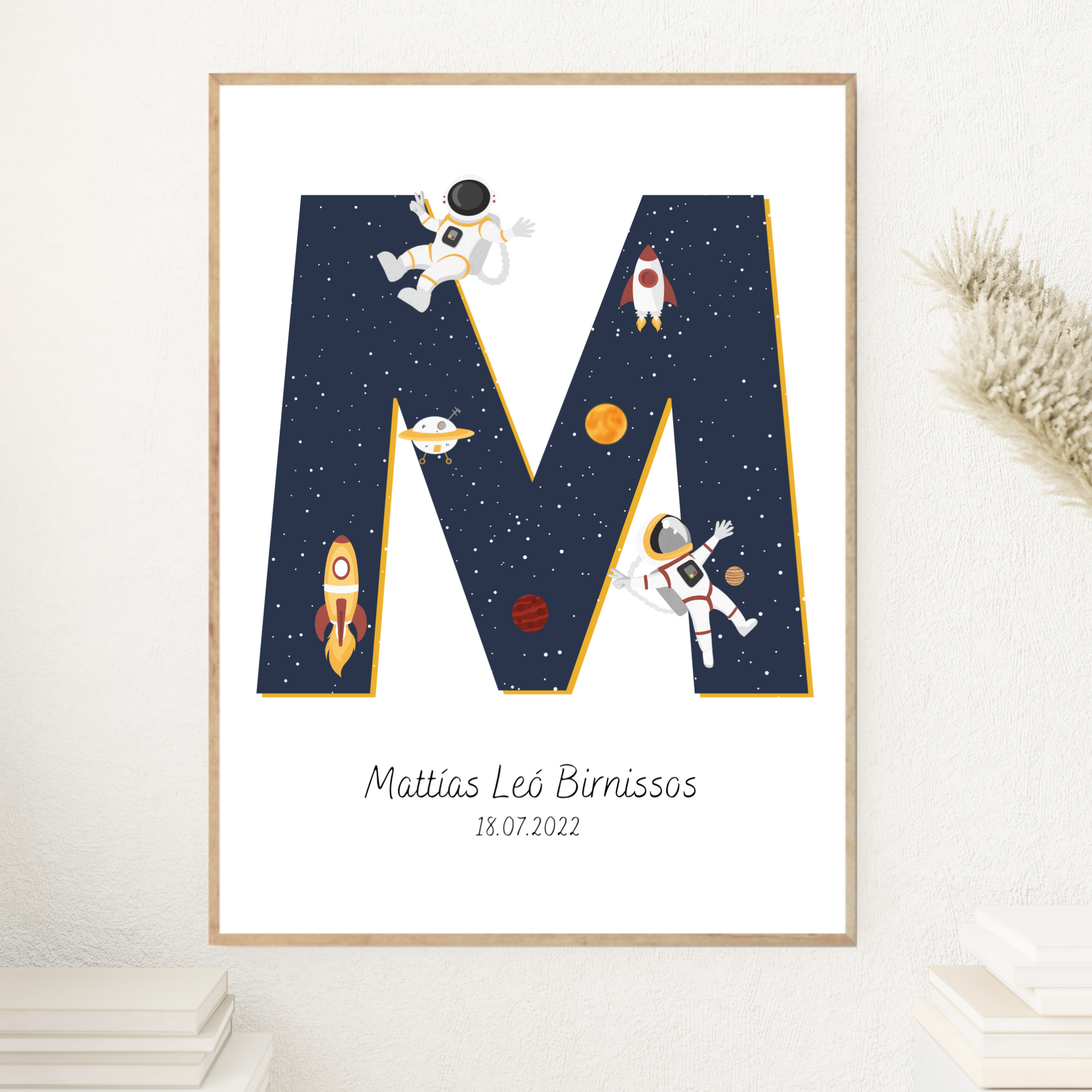 Space Letter & Birth Details