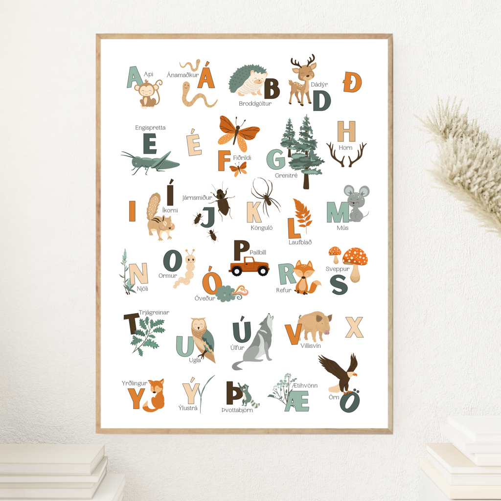 Woodland Animal Alphabet