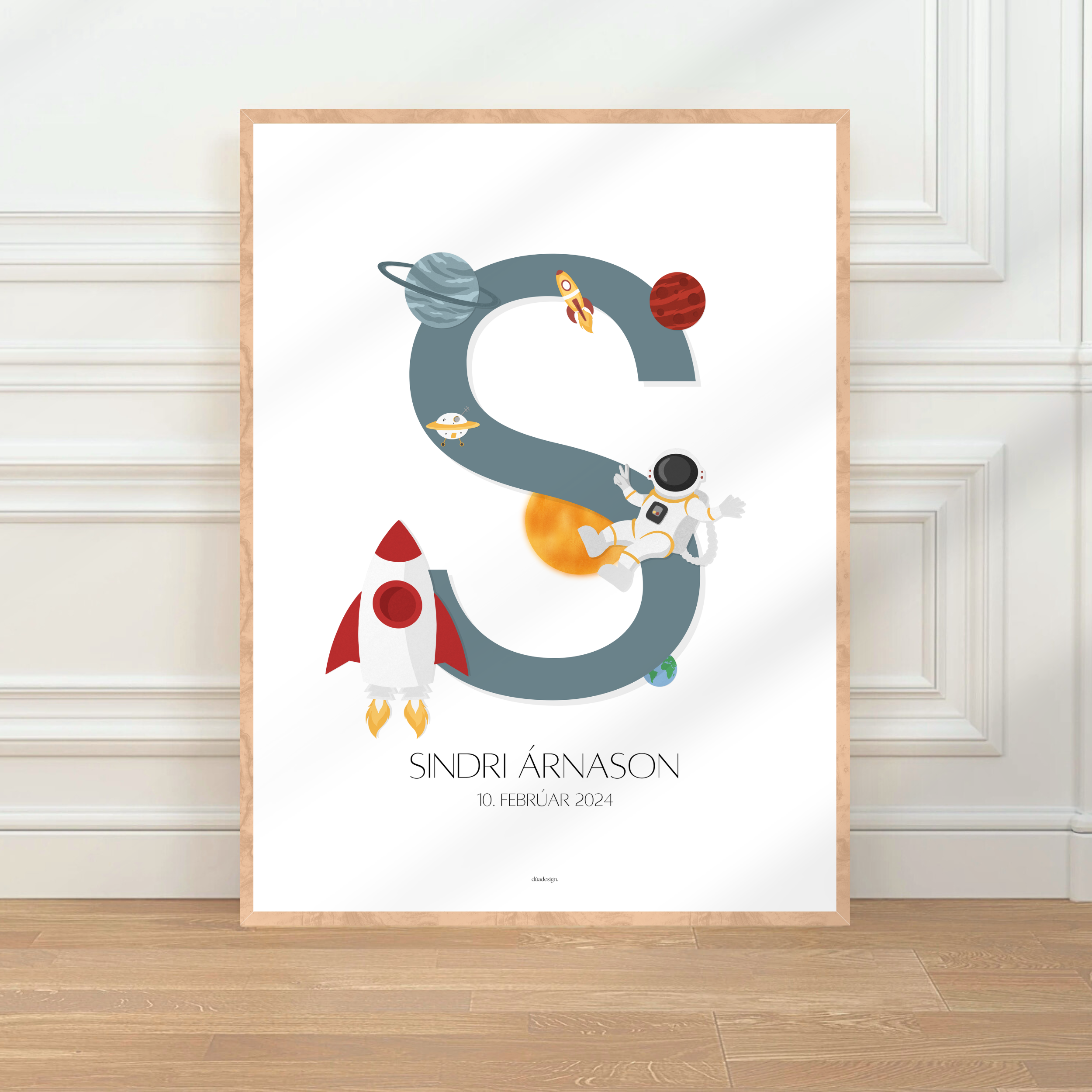 Carta espacial y detalles de nacimiento | Verde