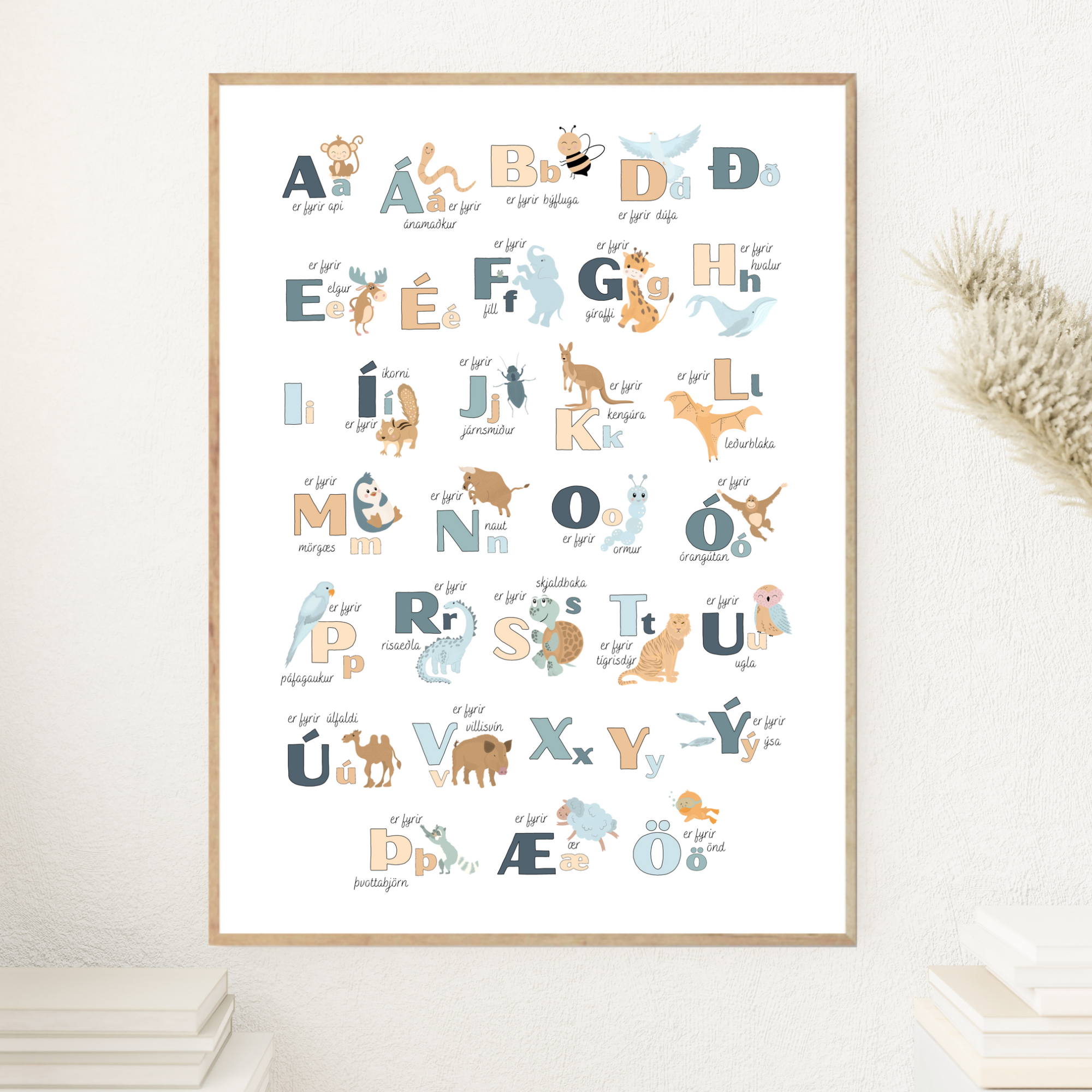 Animal Alphabet Blue