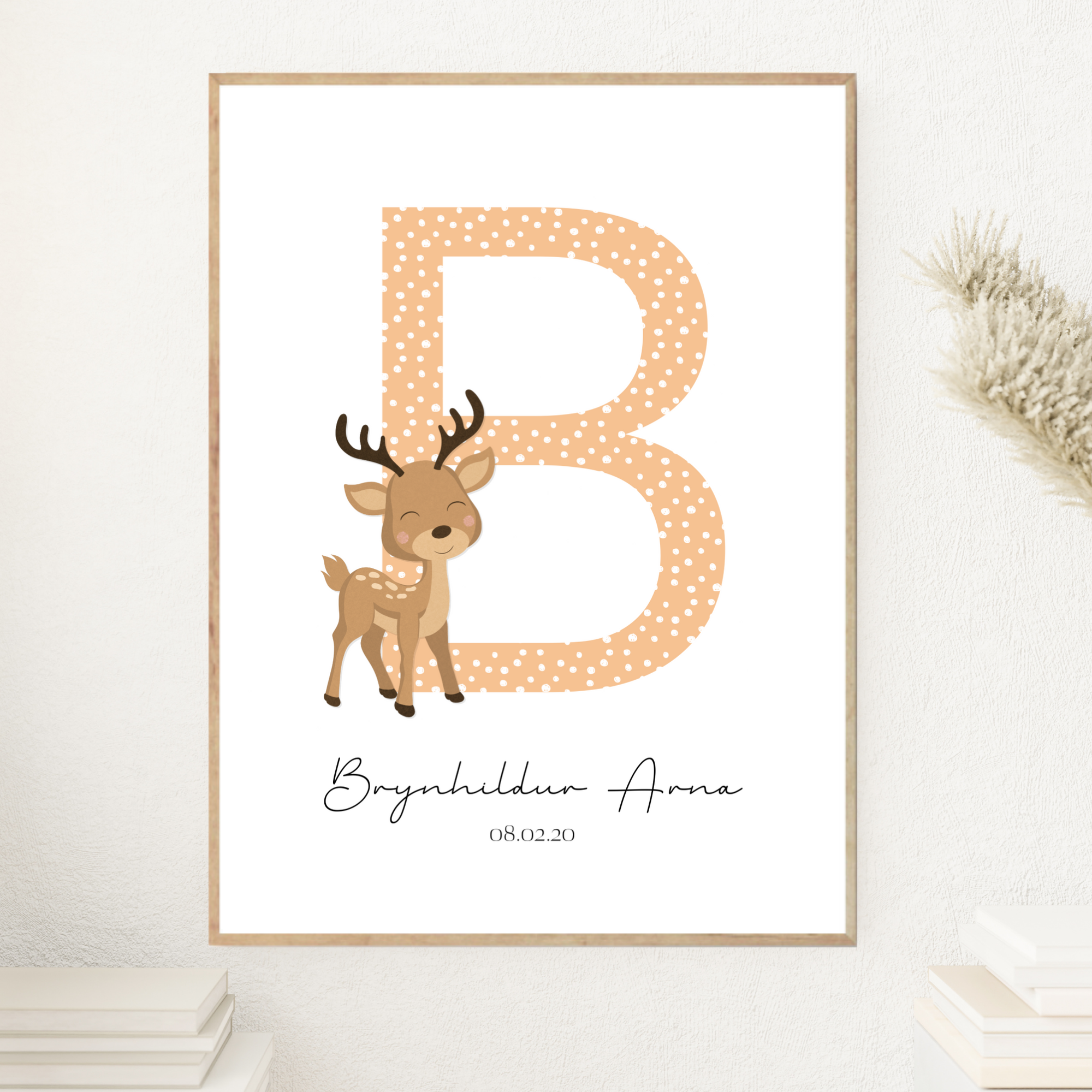 Bambi Letter & Birth | Orange