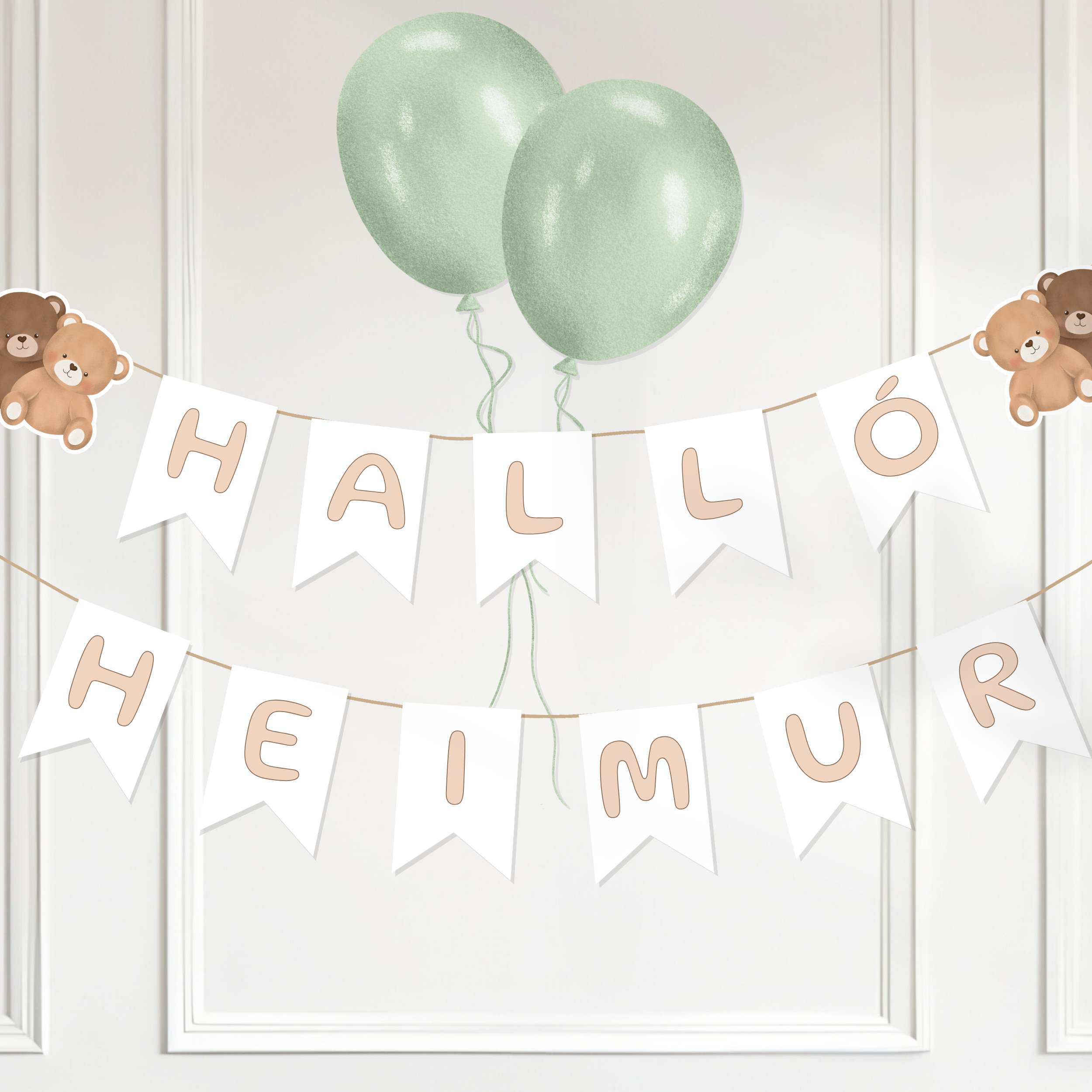 Bangsa Halló Heimur Veggskraut