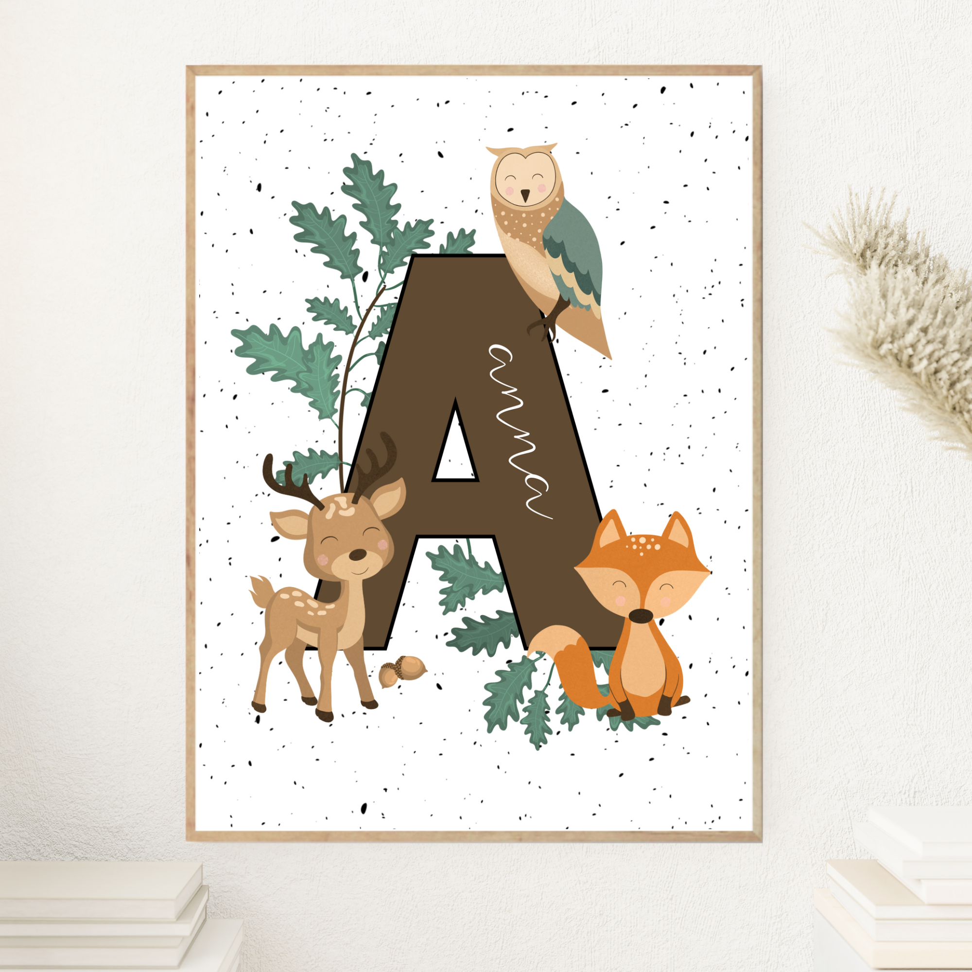 Woodland Letter & Name