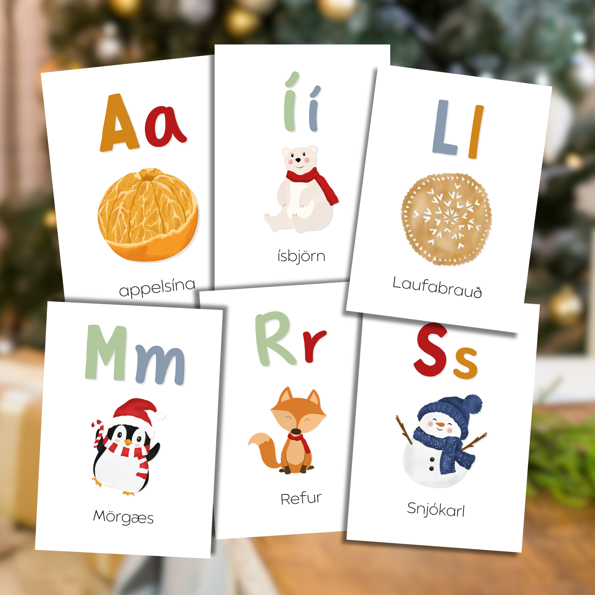 Christmas Alphabet Cards