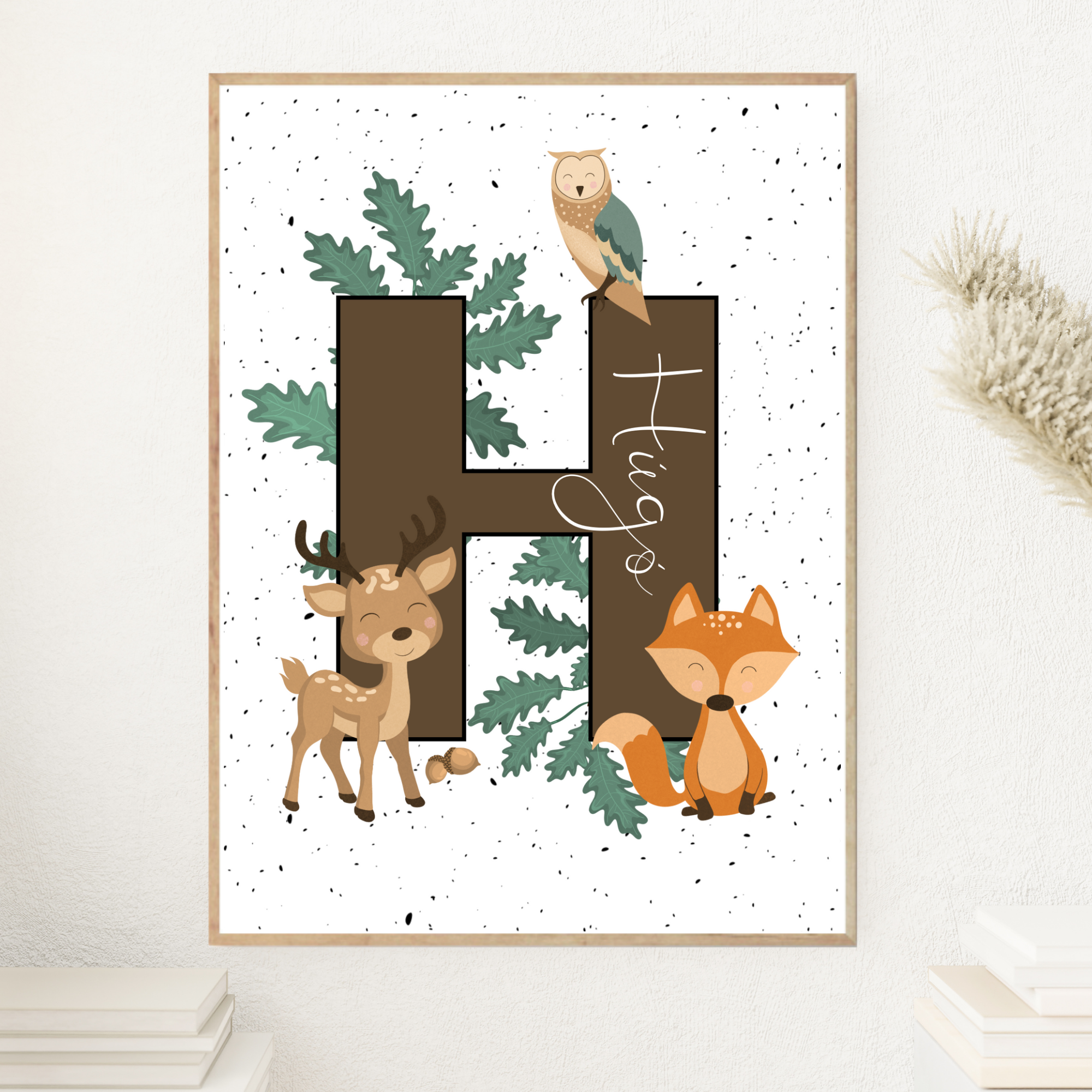 Woodland Letter & Name