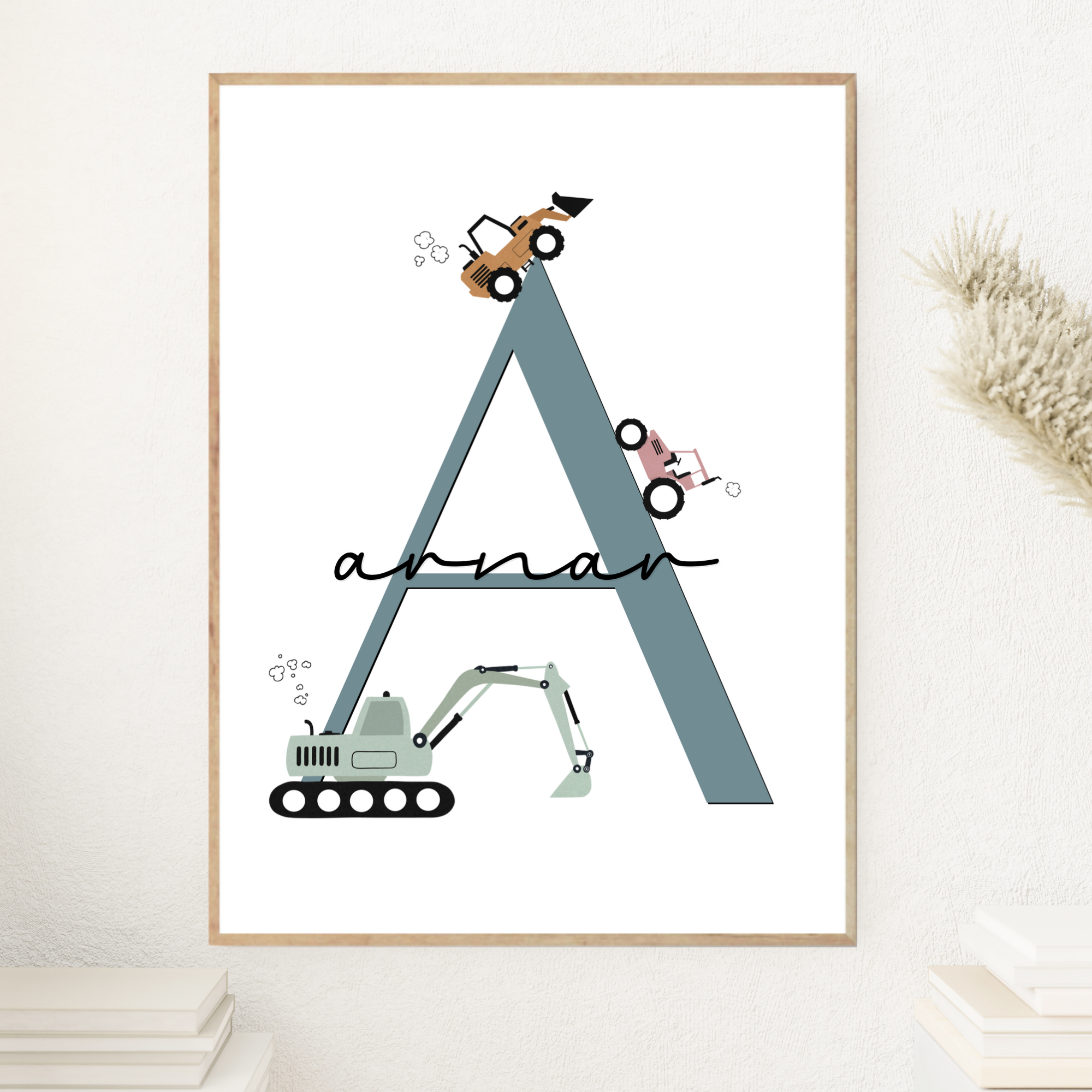 Tractors Letter & Name