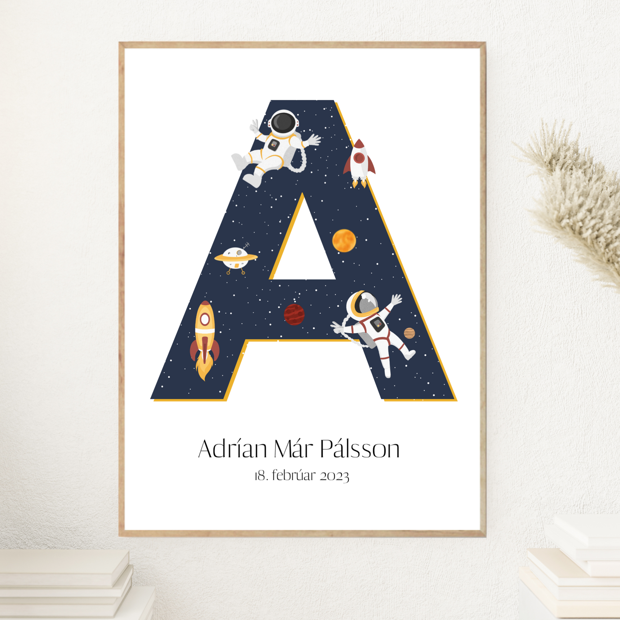 Space Letter & Birth Details