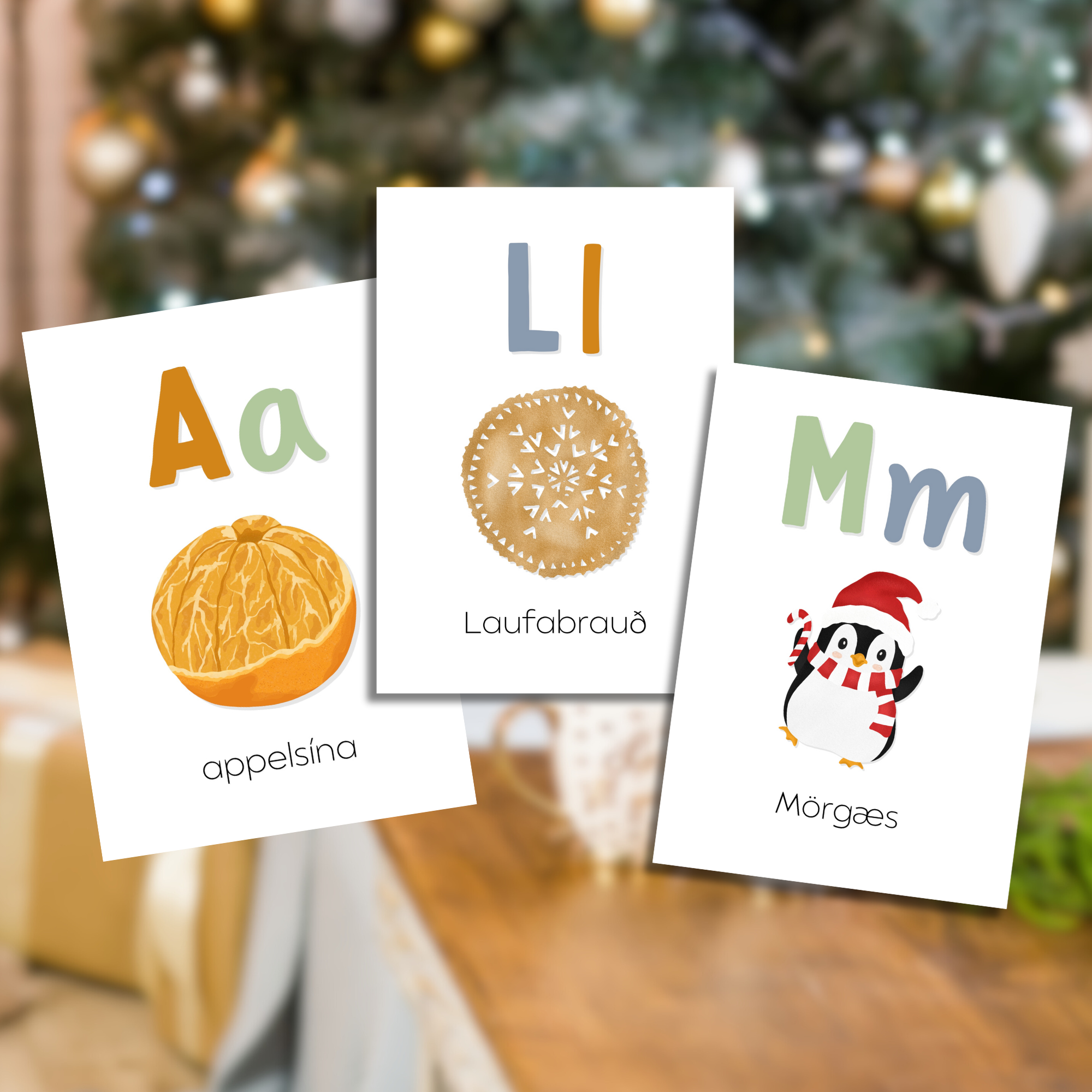 Christmas Alphabet Cards