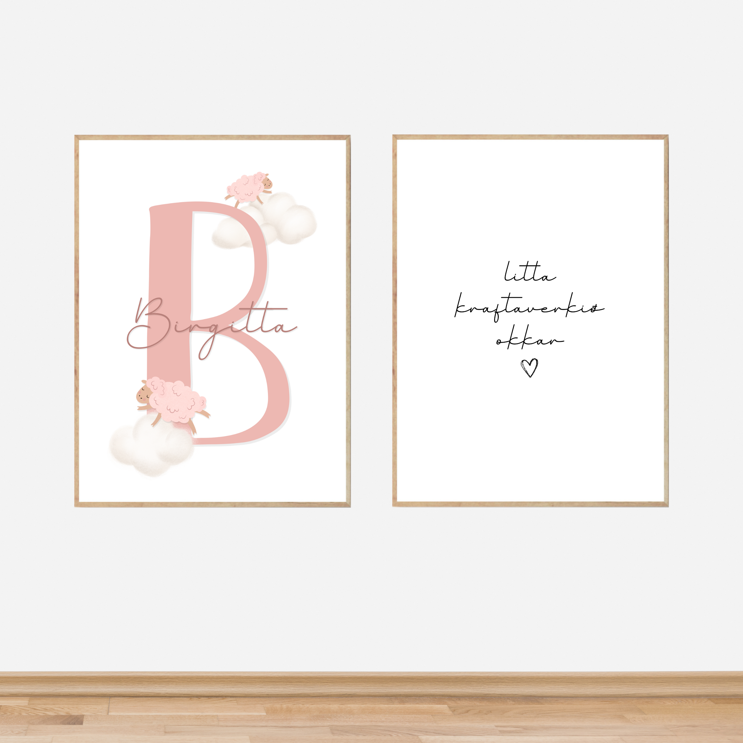 Flying Sheep Letter & Name