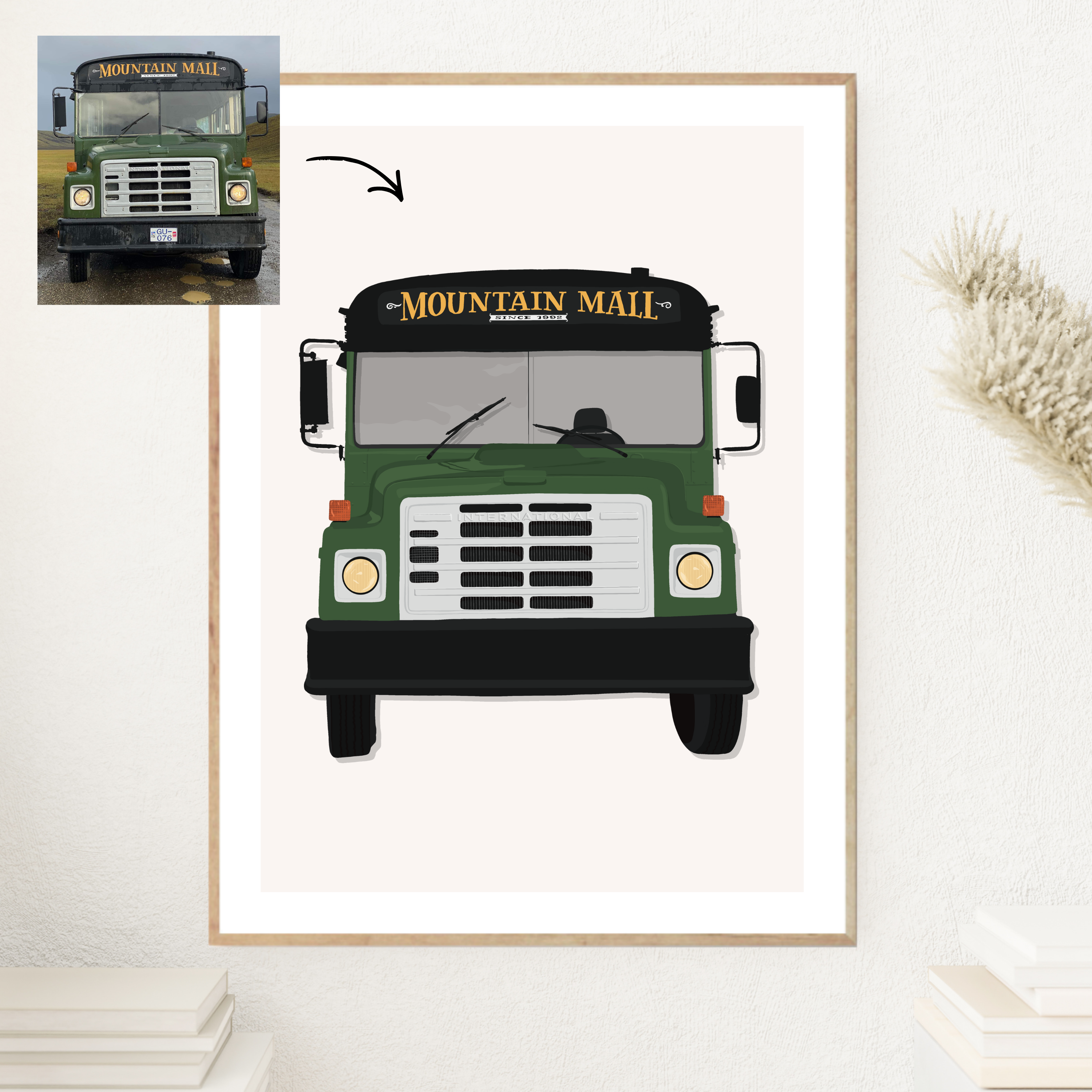 Personalised Illustration Cars & Items