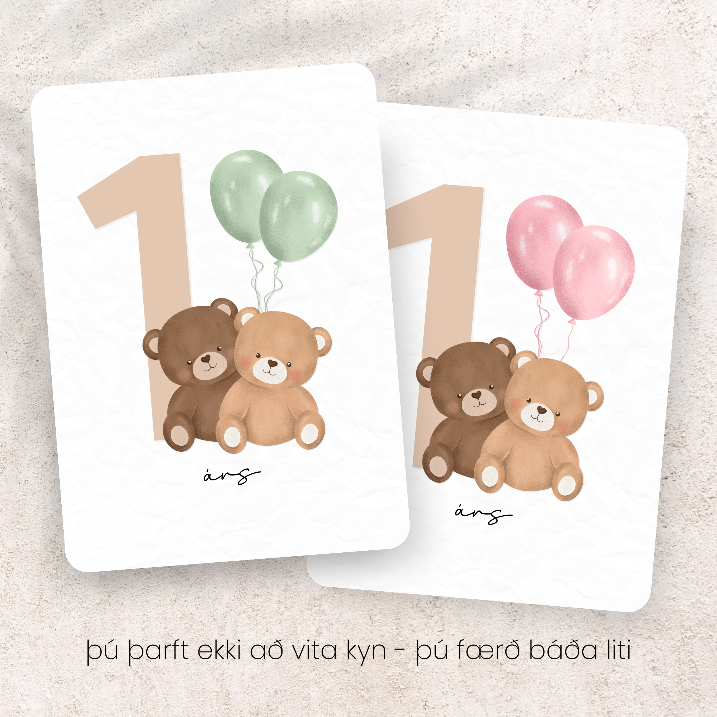 Bears Monthly Cards