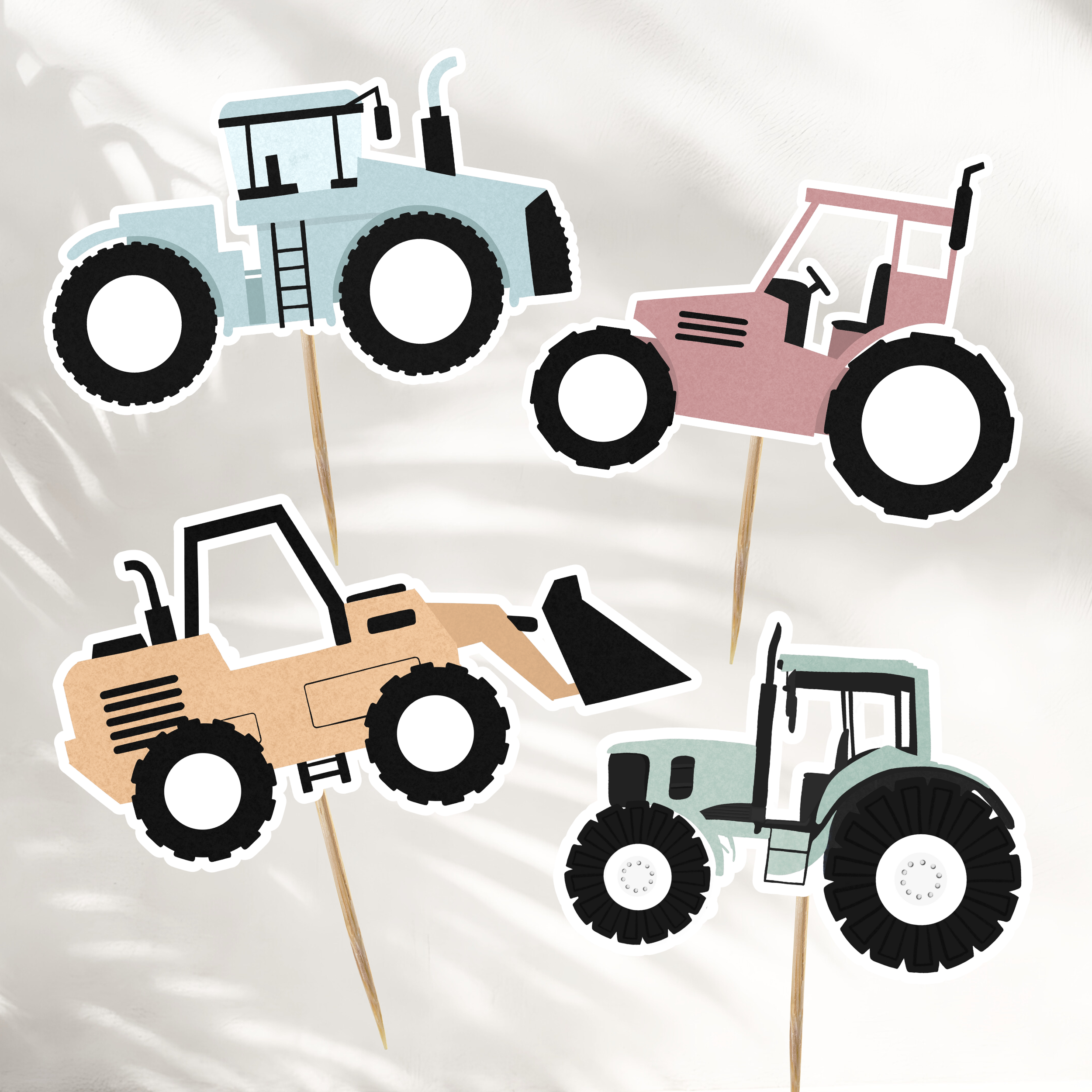 Tractors Cake Toppers
