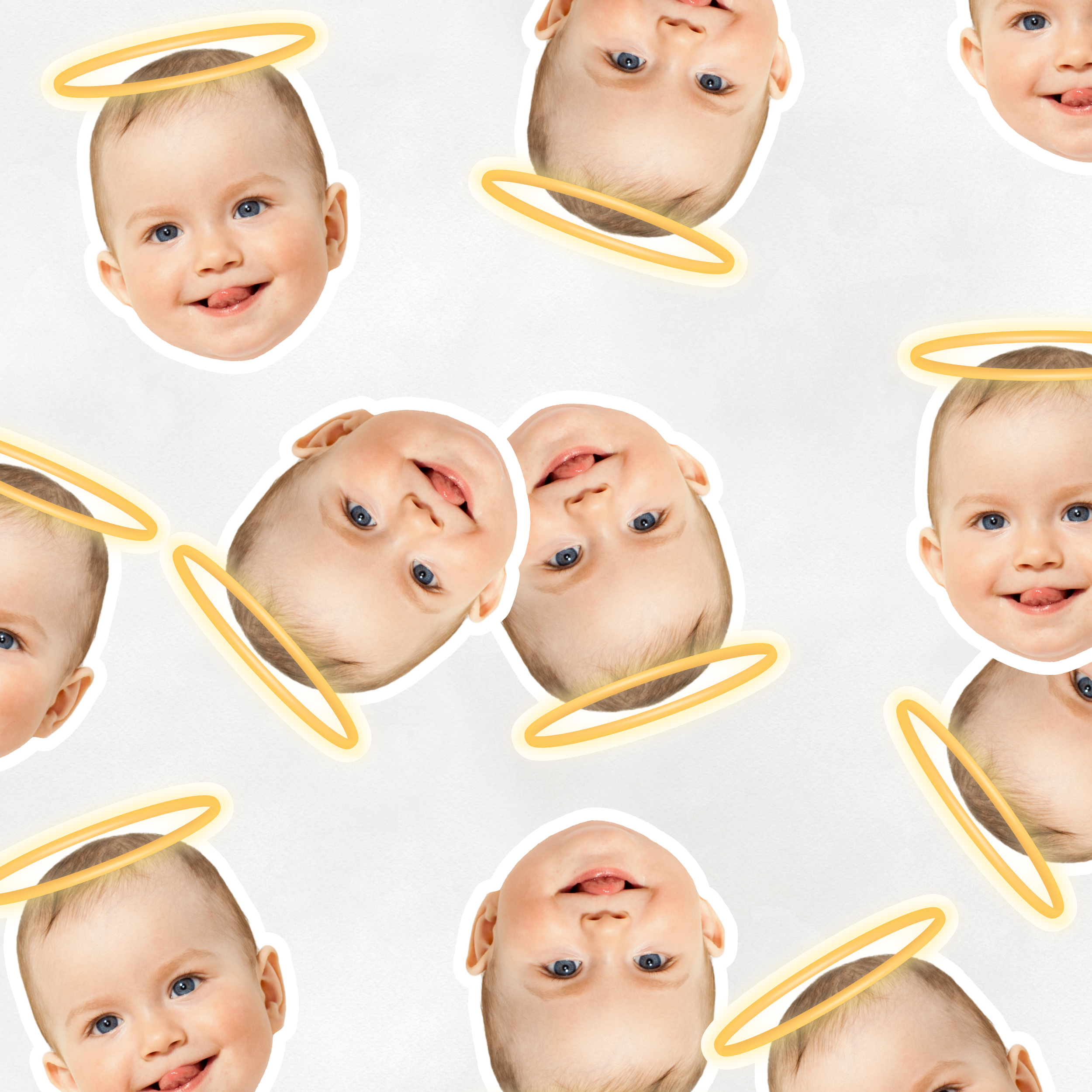 Face Christening Baptism Confetti