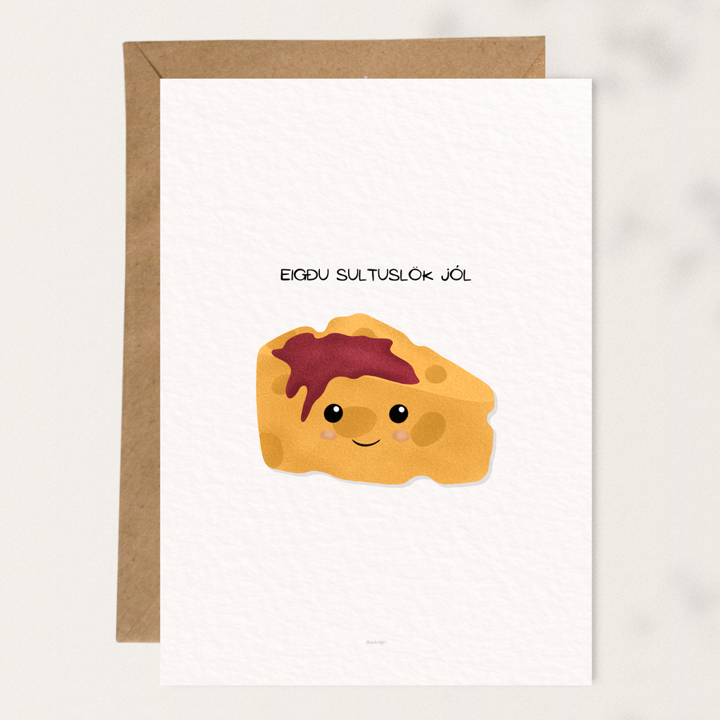 Eigðu Sultuslök Jól Kort & Merkimiðar