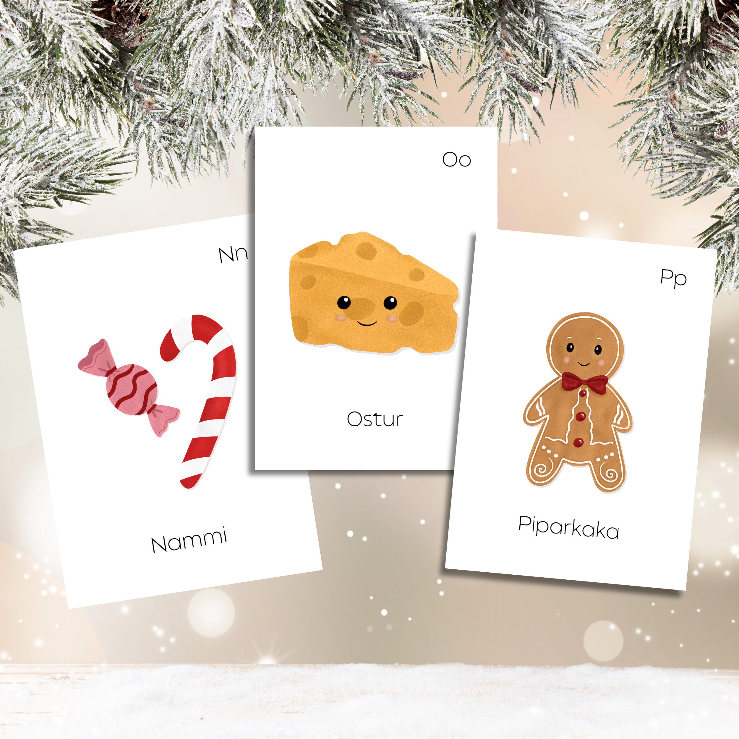 Christmas Alphabet Cards